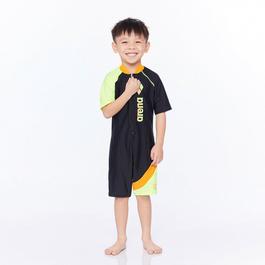 Arena Short Sleeve Half zip Swimsuit Juniors