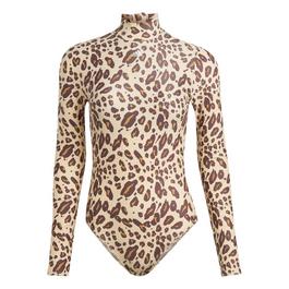 adidas tint Long Sleeved Animal Print Swimsuit