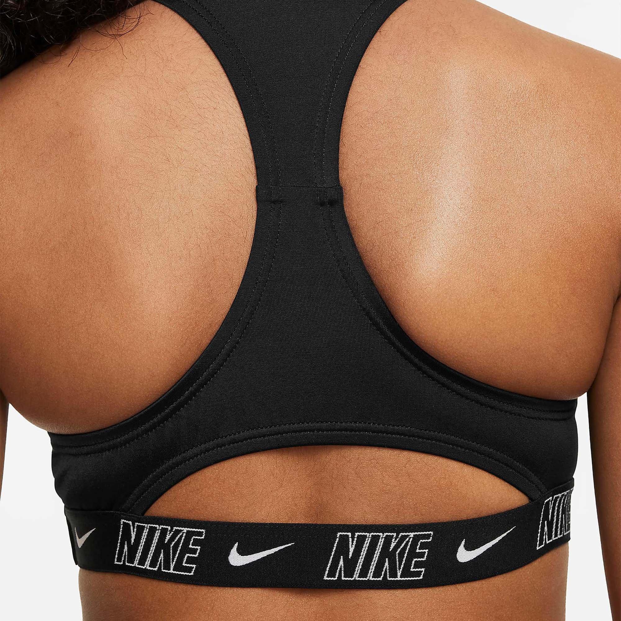 Black - Nike - Logo Tape Racerback Bikini & Short Set - 4