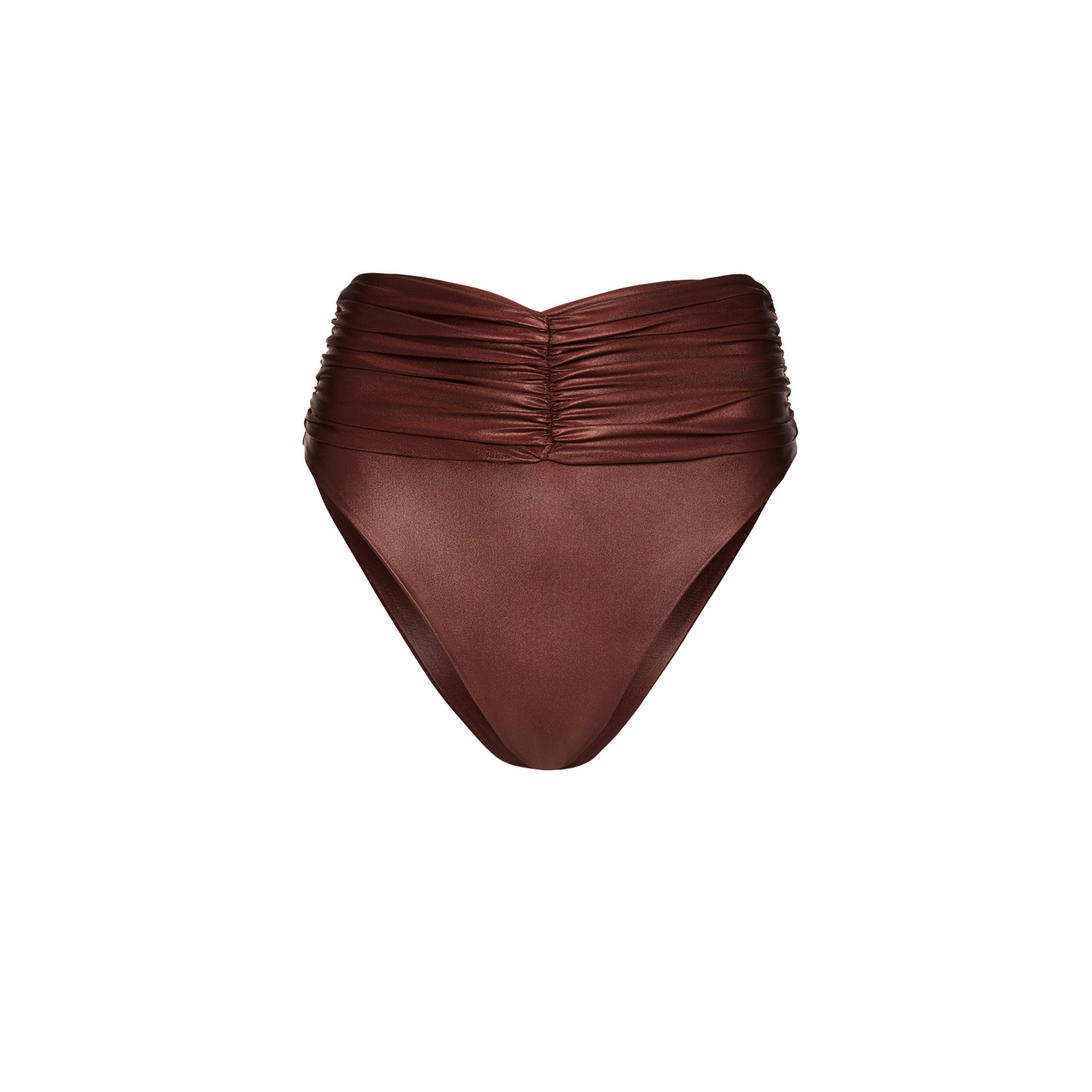 Brown - Magda Butrym - Women's Bikini Briefs - 1