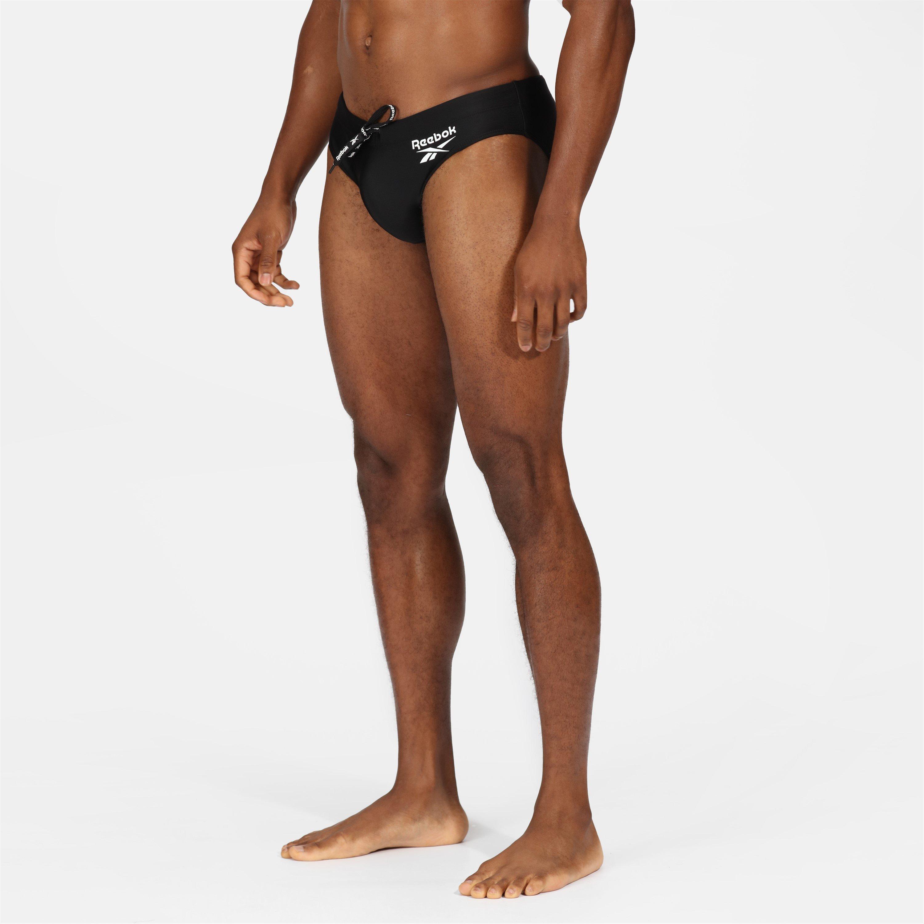 Zwart - Reebok - Mens Swim Briefs Wells - 3