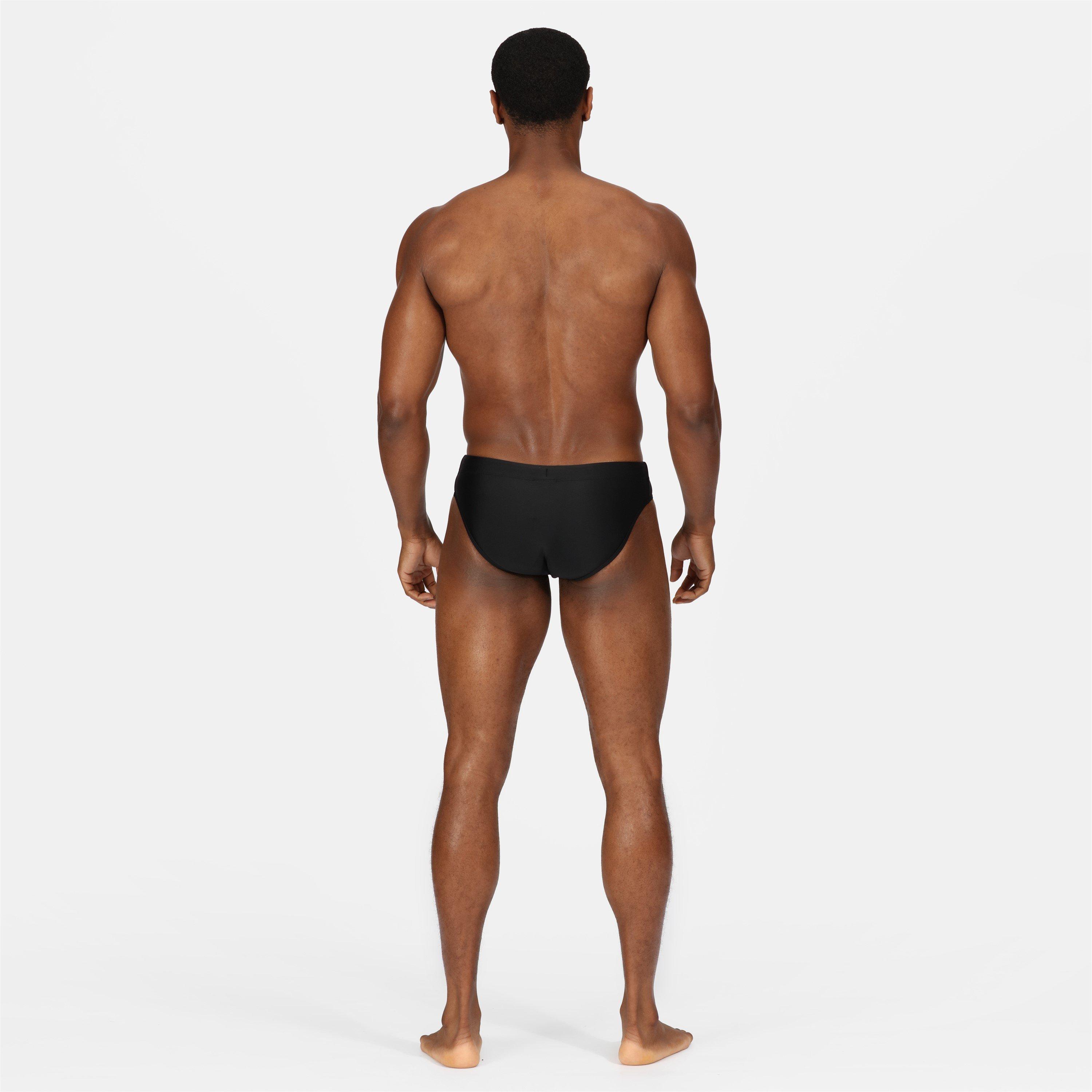 Zwart - Reebok - Mens Swim Briefs Wells - 5