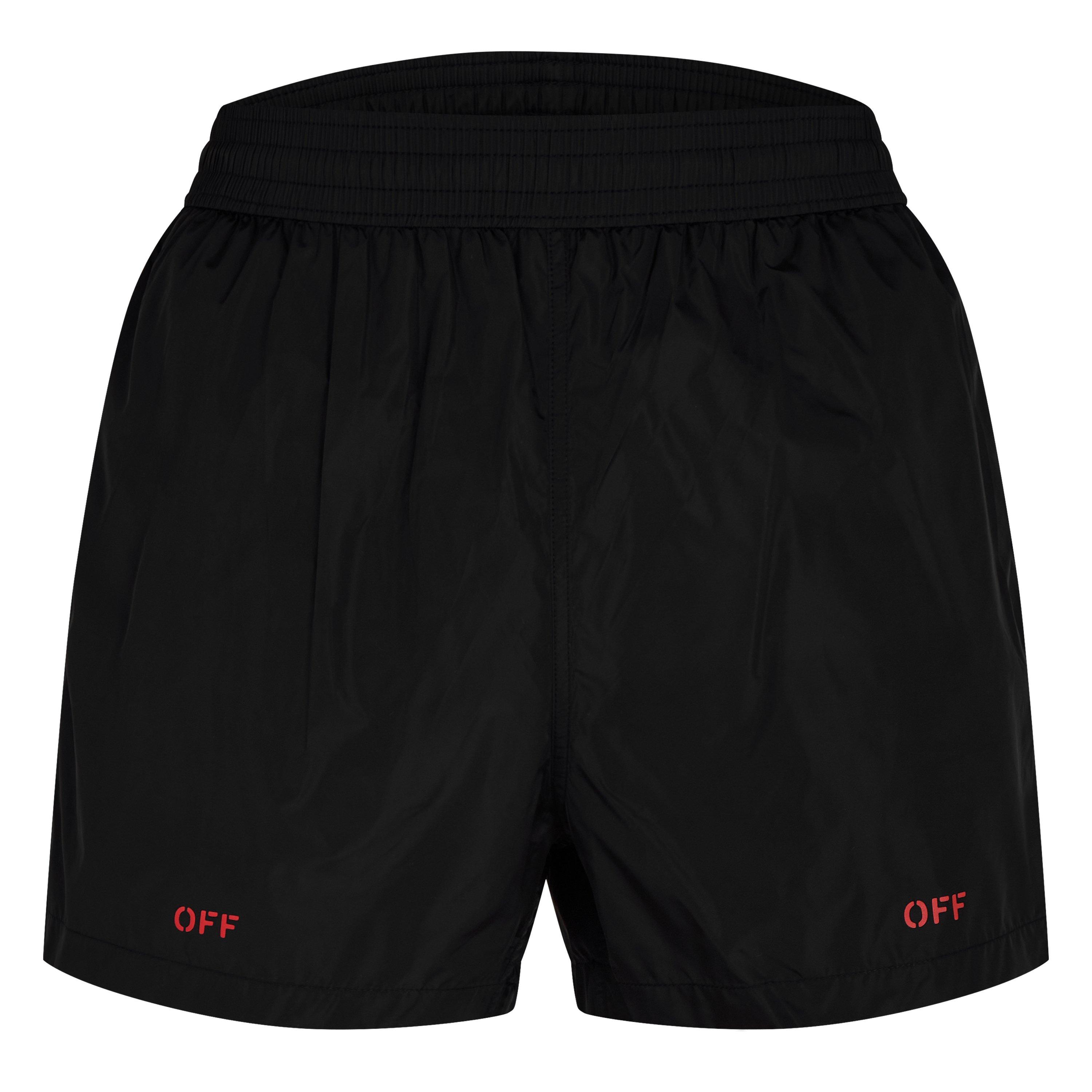 Off White Men's Stamp Swimshorts Signature Off Prints | Flannels