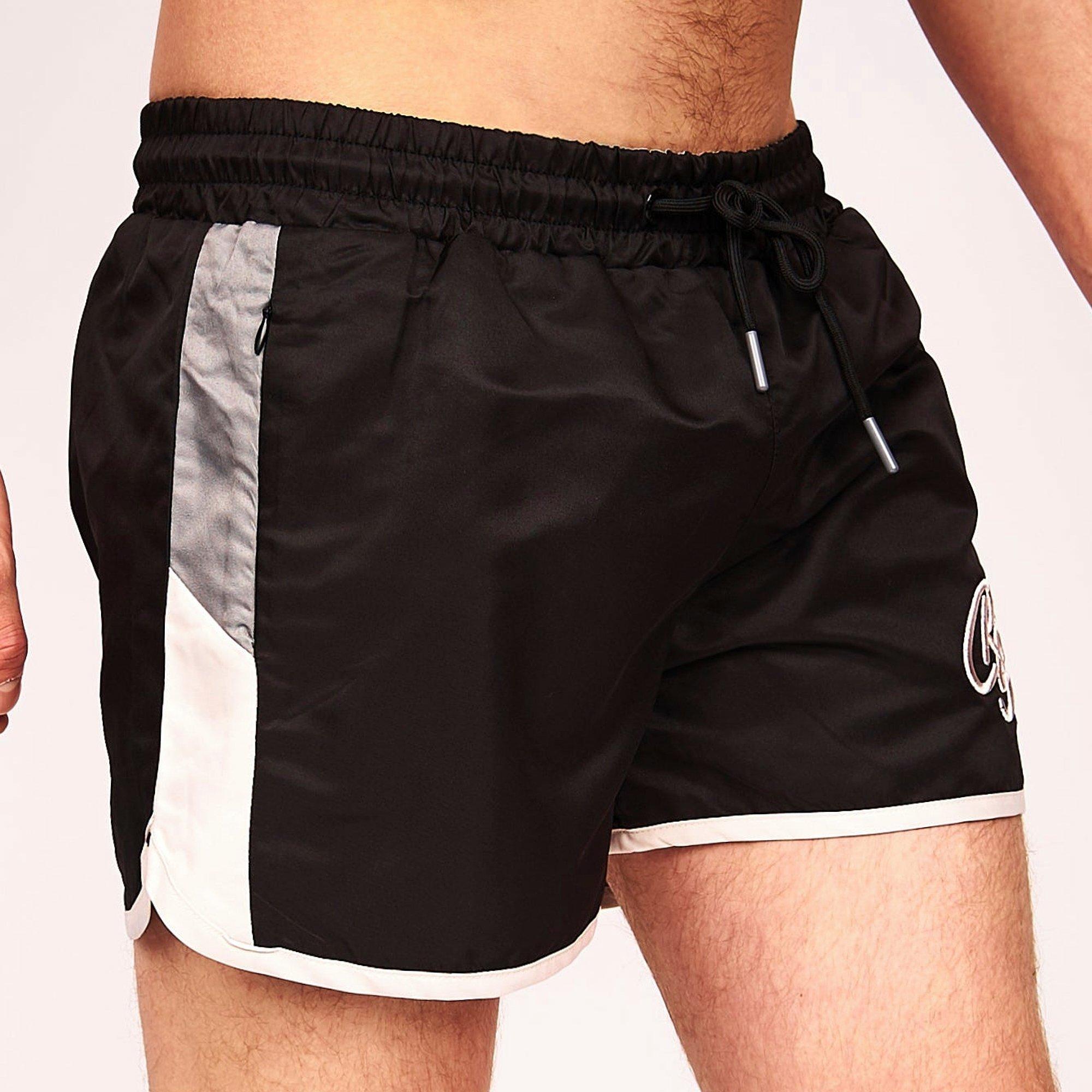 Preto - Crosshatch - Swim Shorts Mens - 2