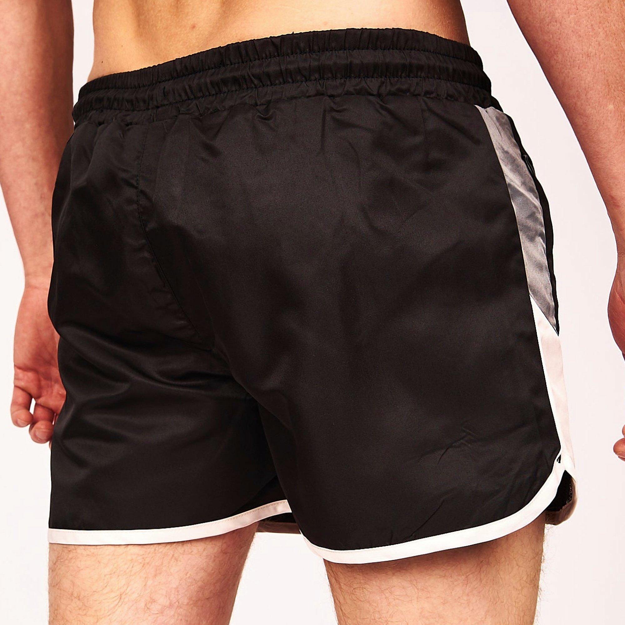 Preto - Crosshatch - Swim Shorts Mens - 3