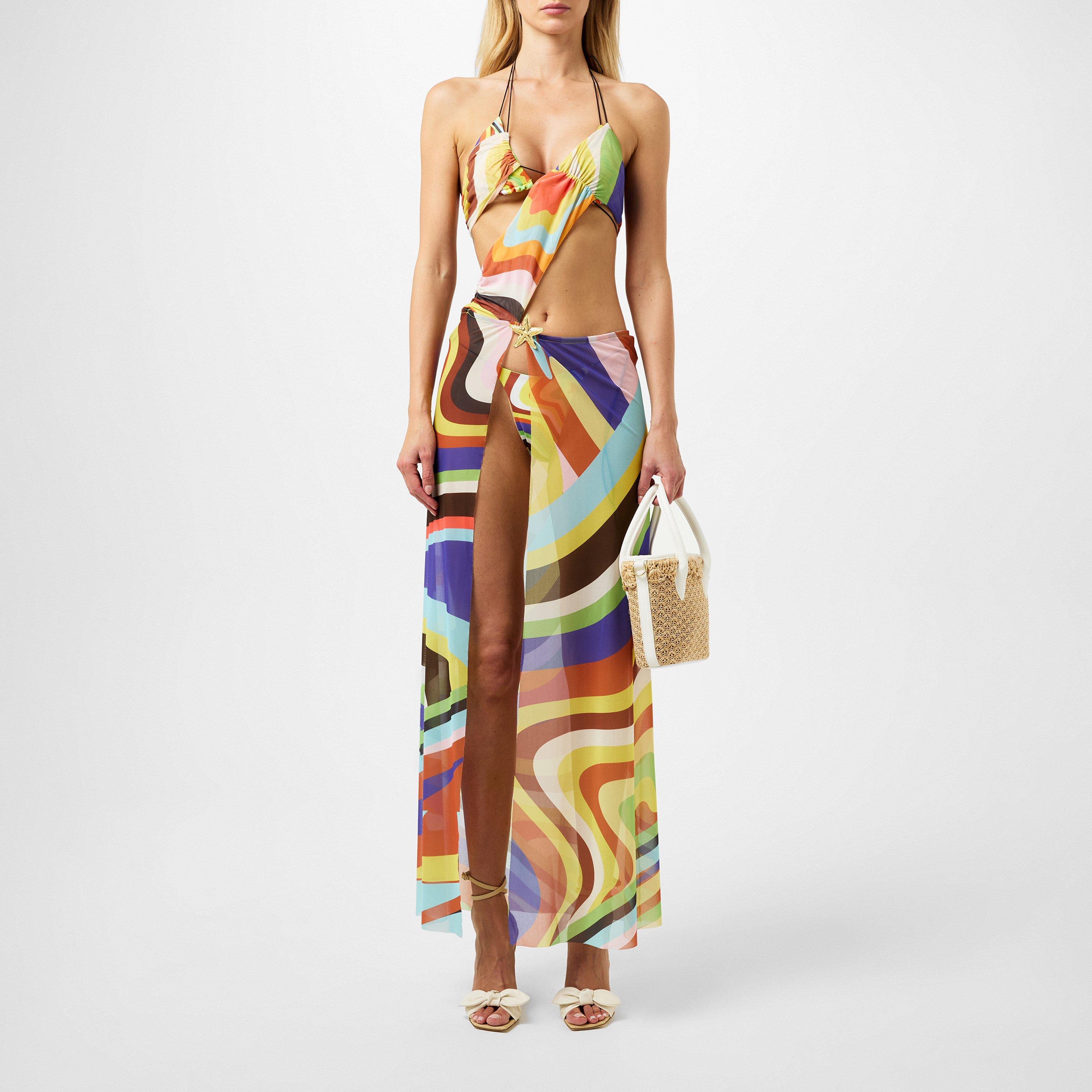 Multi - Jaded London - Women's Thong Bikini Bottoms - 4