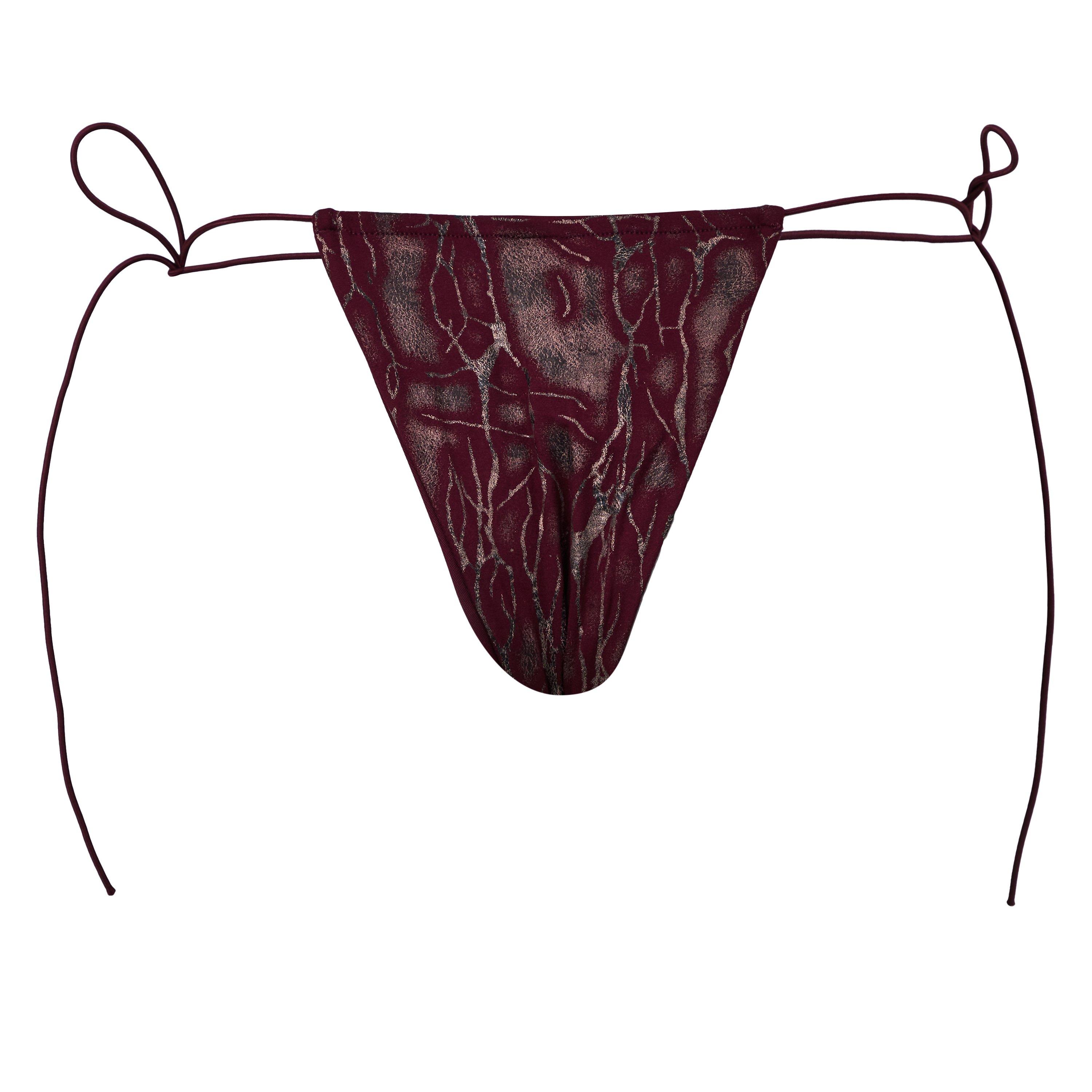 Red - Jaded London - Women's Micro Thong Bikini Bottoms - 6