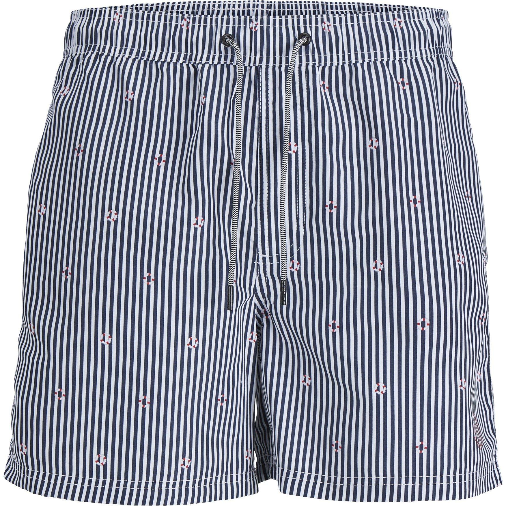 Navy Blazer - Jack and Jones - Fiji Stripe Swim Short - 6