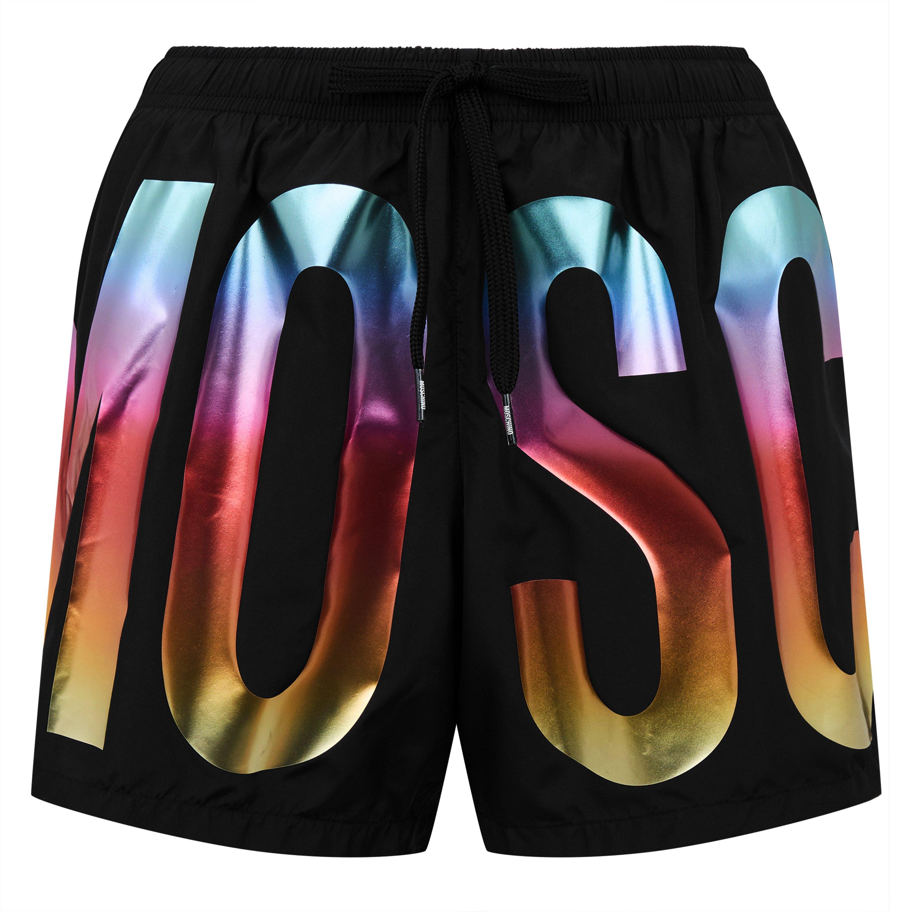 Fantasy Black - Moschino - Logo Swim Shorts - 5