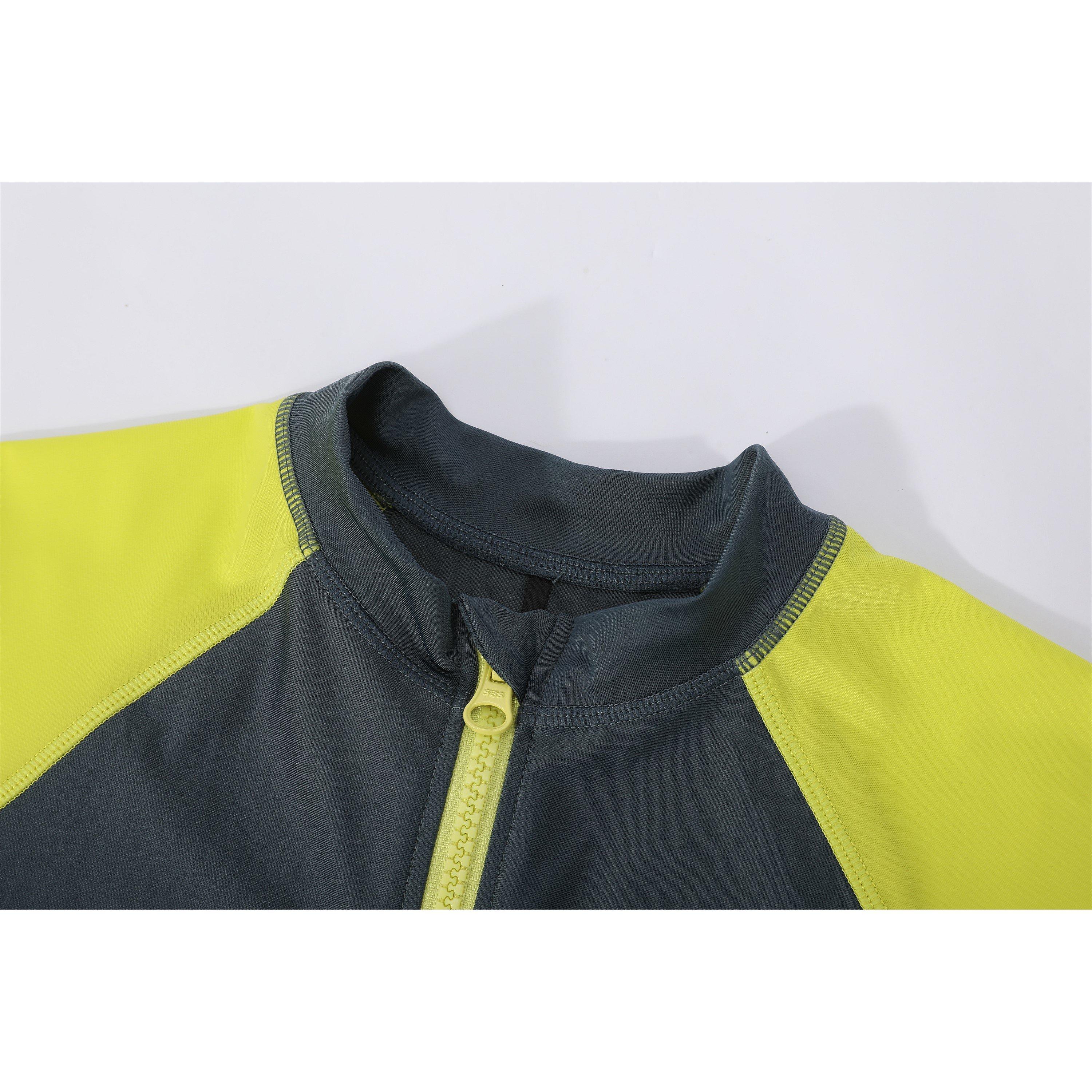 Charcoal/Lime - Slazenger - 1-Piece Swimsuit Juniors - 3