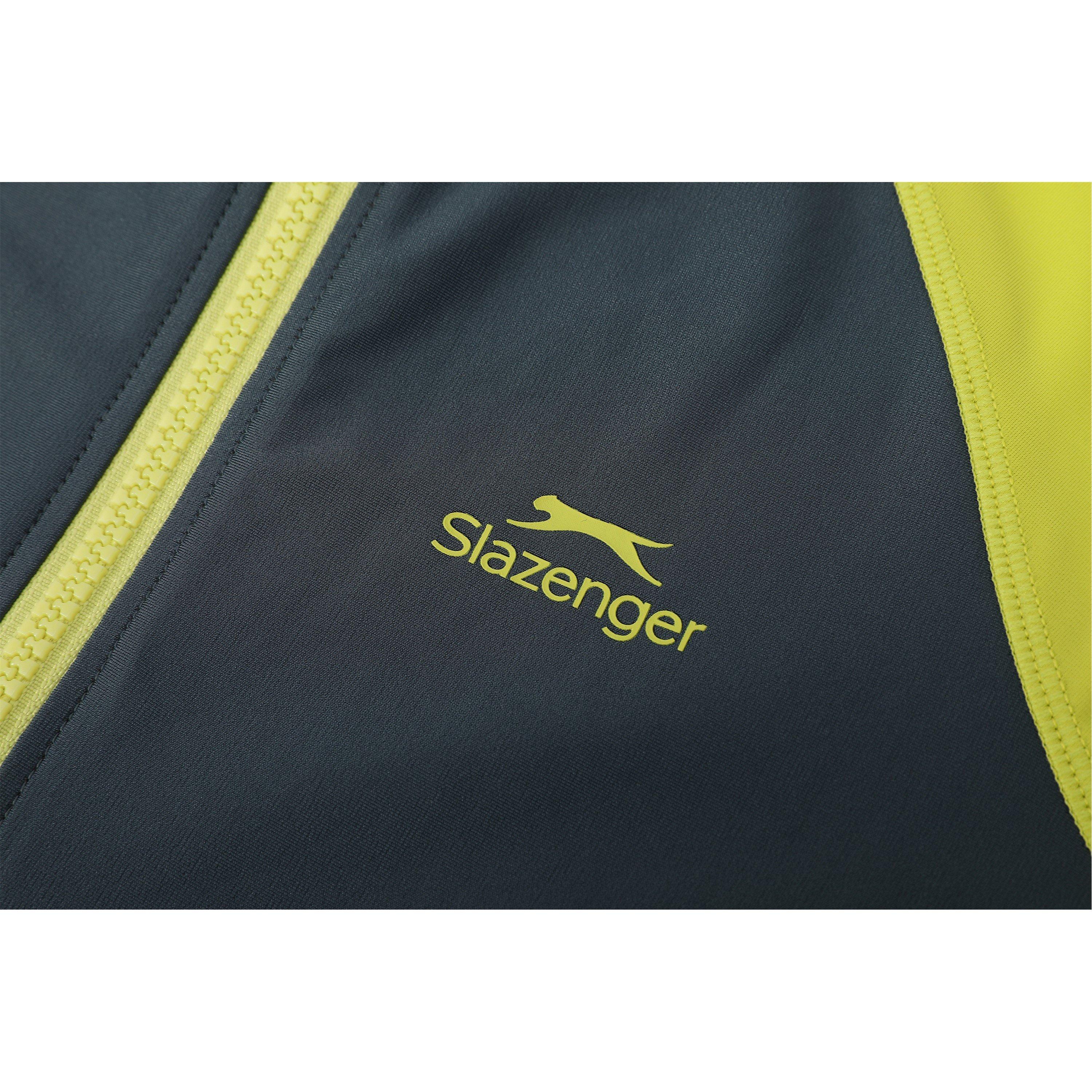 Charcoal/Lime - Slazenger - 1-Piece Swimsuit Juniors - 4