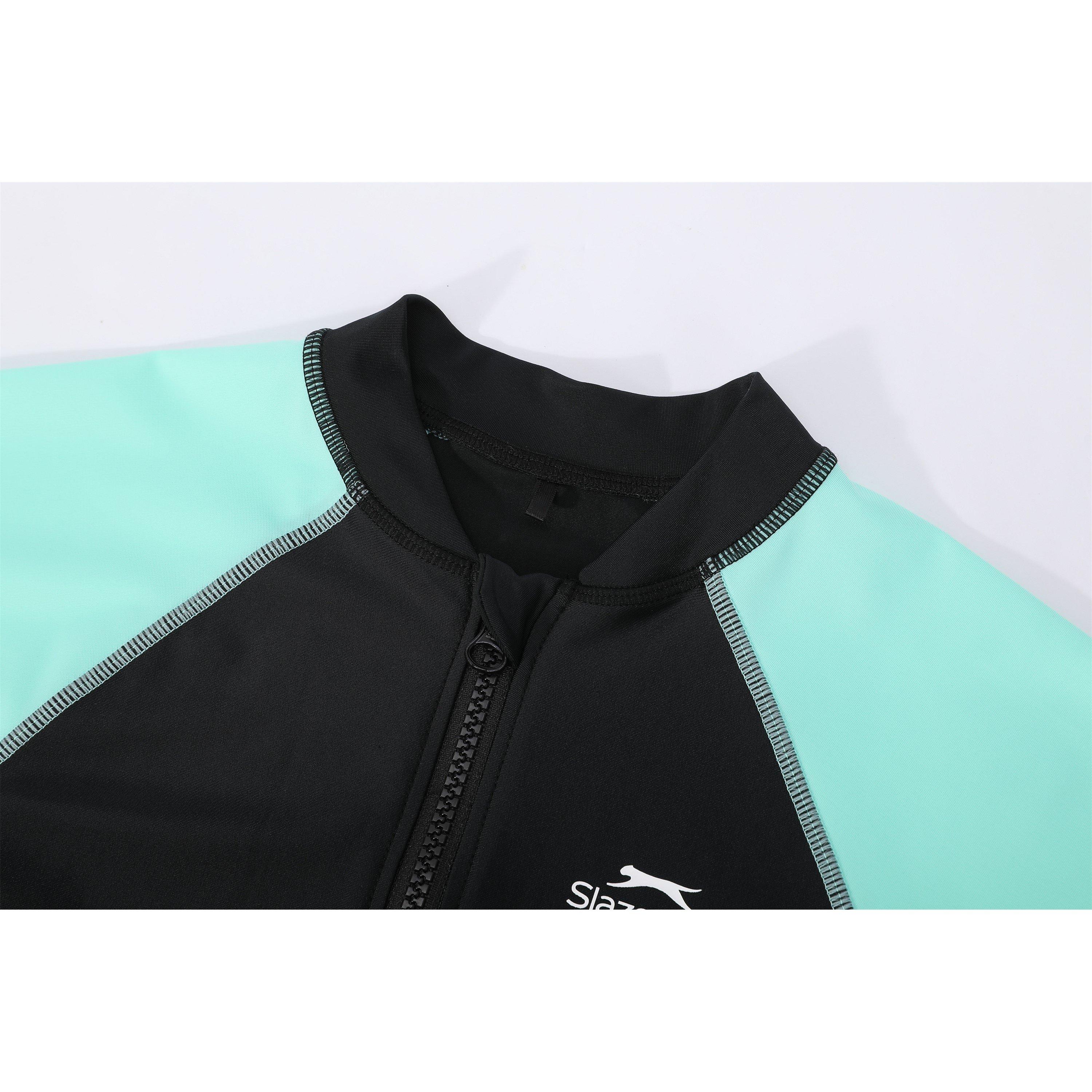 Black/Green - Slazenger - 1-Piece Swimsuit Juniors - 3