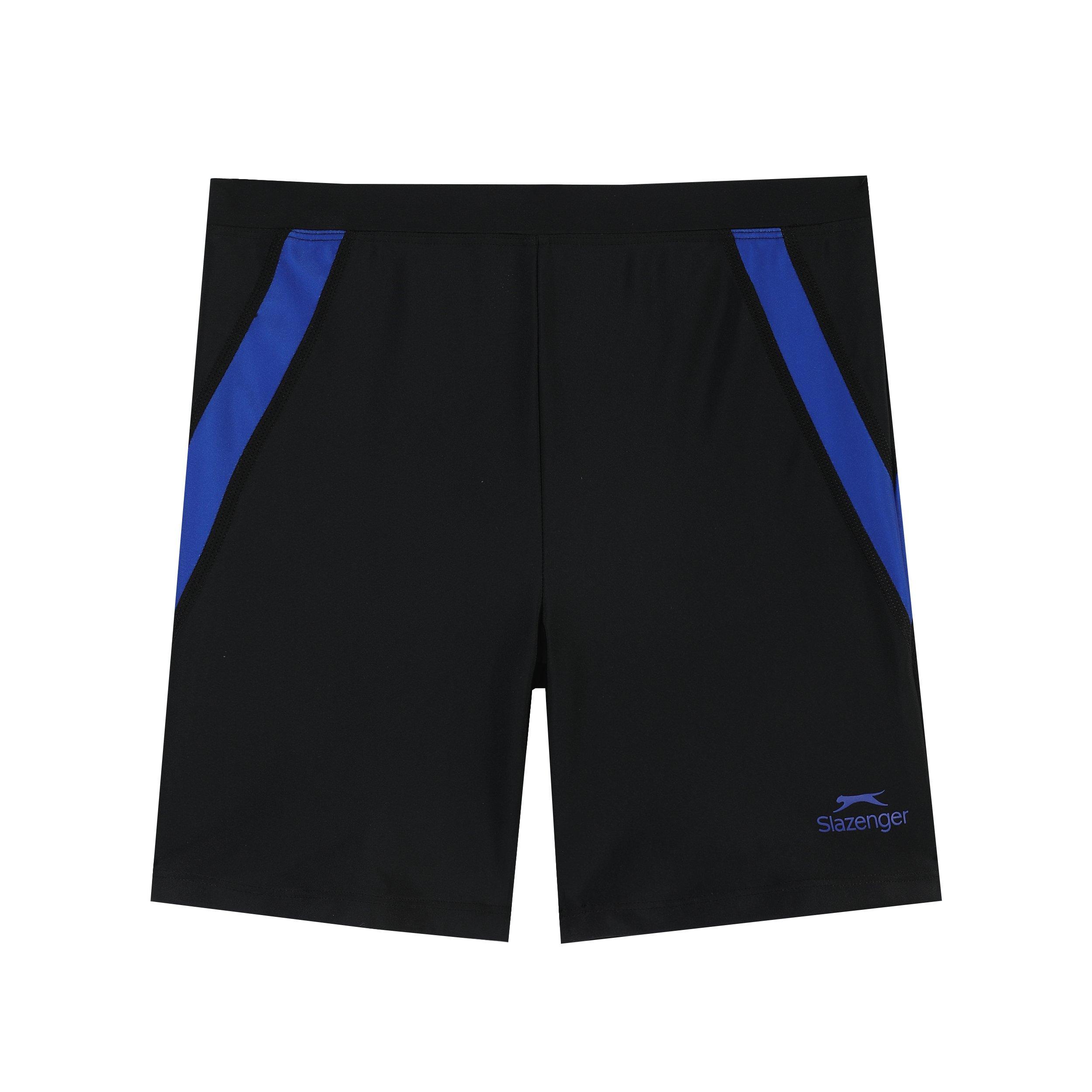 Black/Blue - Slazenger - 2 piece Short Sleeve Swimsuit Childrens - 4