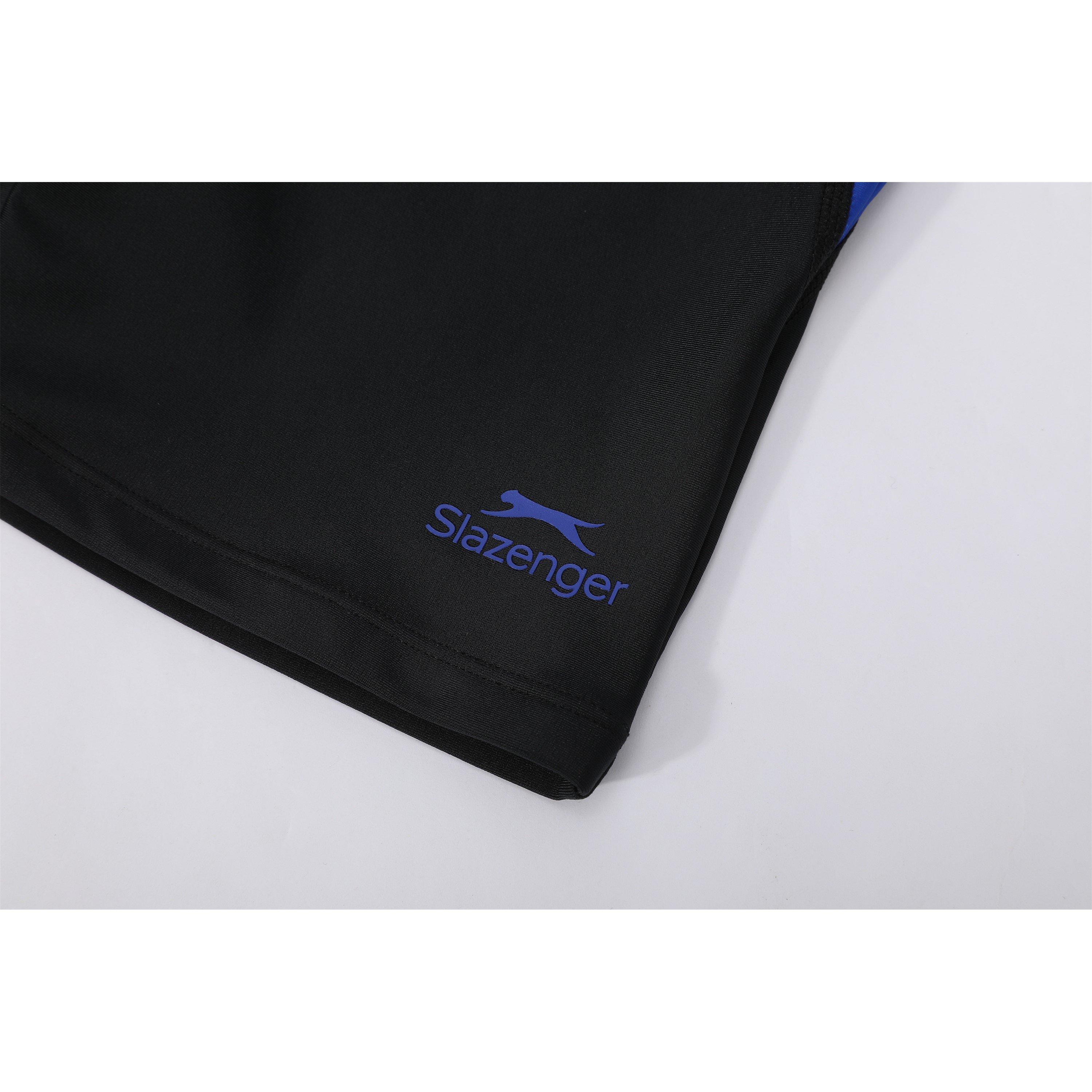 Black/Blue - Slazenger - 2 piece Short Sleeve Swimsuit Childrens - 6