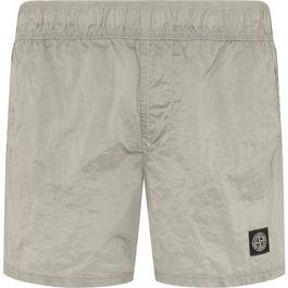 Stone Island MenS Crinkled Finish Swim Shorts