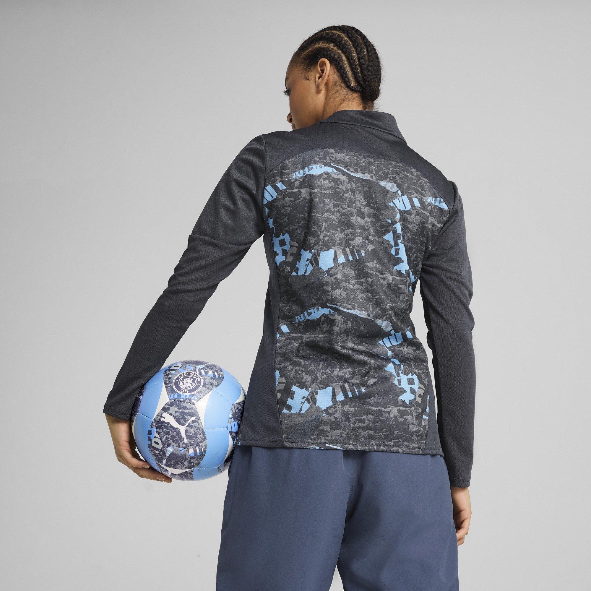 Grå Cool/Grå - Puma - Manchester City Pre-Match Quarter-Zip Top 2024 2025 Womens - 5