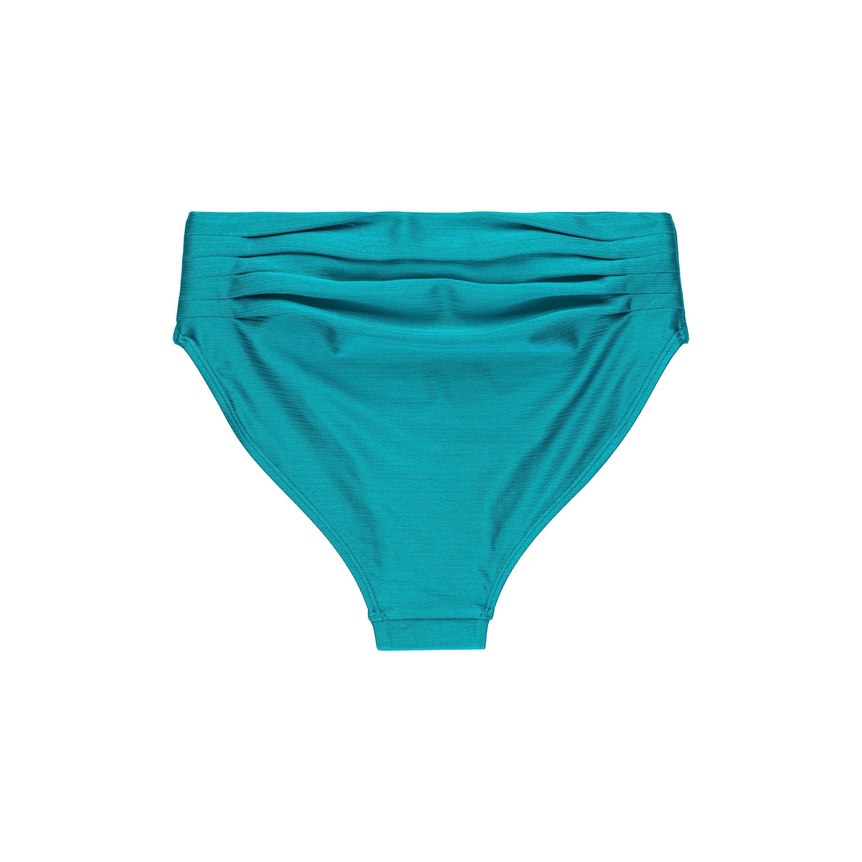 Blue - Panos Emporio - Women's High Waisted Bikini Bottoms - 3