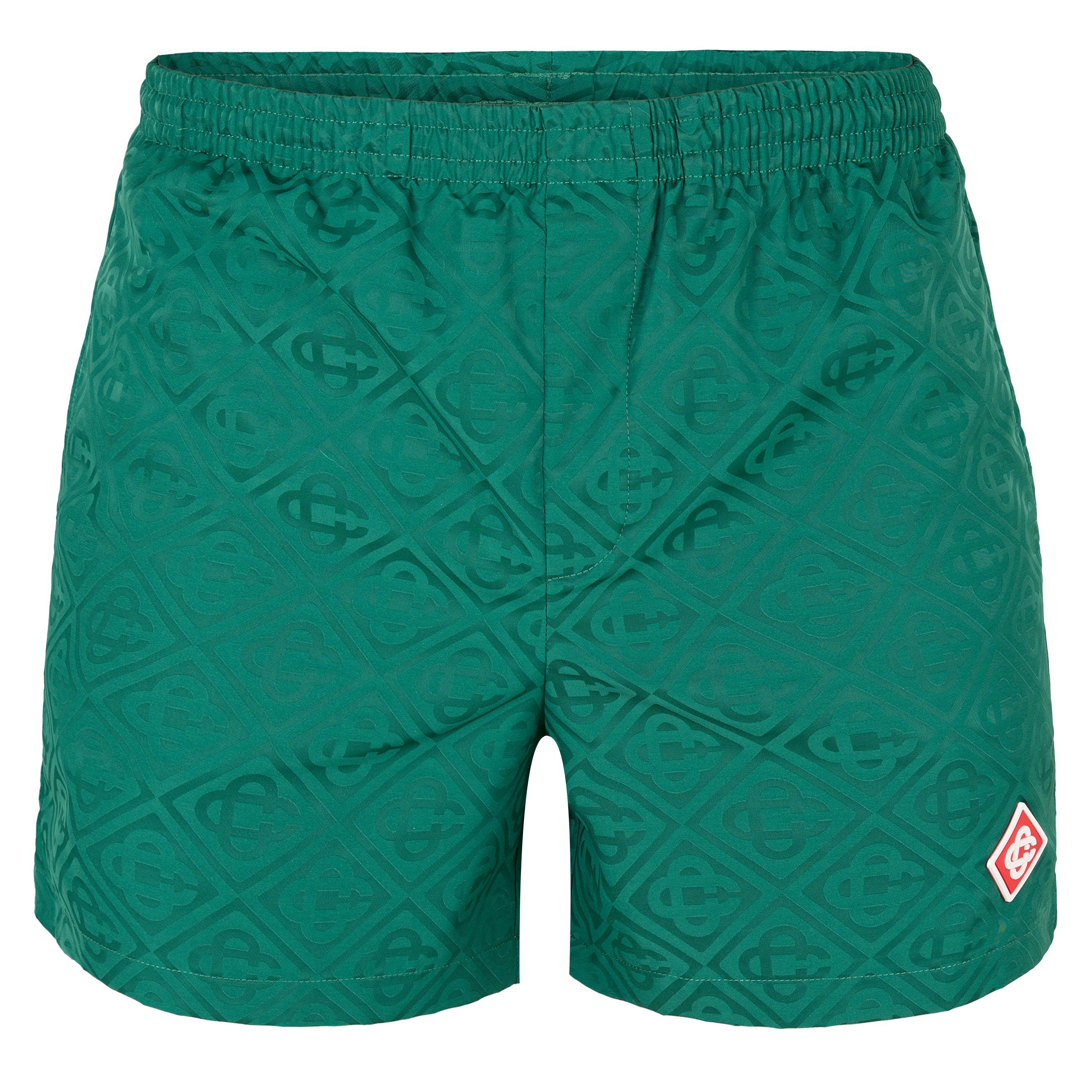 Casablanca Men's Swim Shorts - Green - Size 2X Large