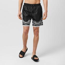 Dolce and Gabbana Men's Bandana Swim Shorts