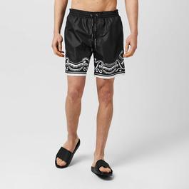 Dolce and Gabbana MenS Bandana Swim Shorts