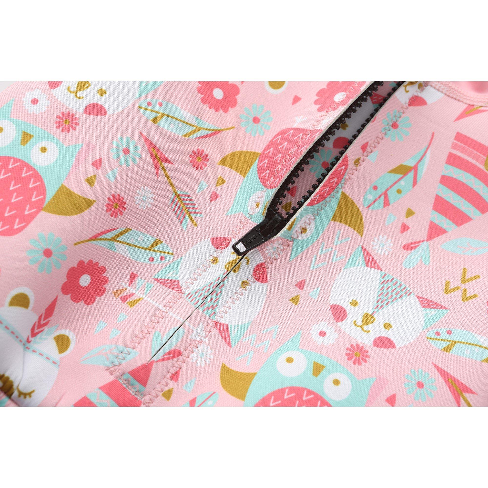 Pink AOP - Star - One Piece Swimsuit Babies - 3