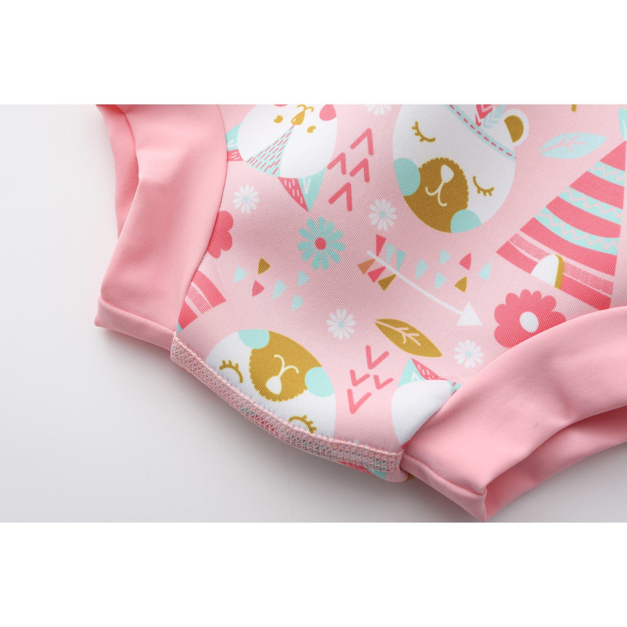 Pink AOP - Star - One Piece Swimsuit Babies - 4