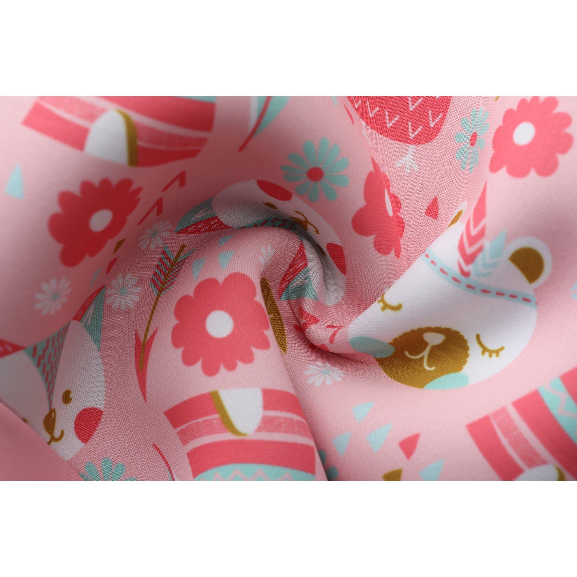 Pink AOP - Star - One Piece Swimsuit Babies - 5