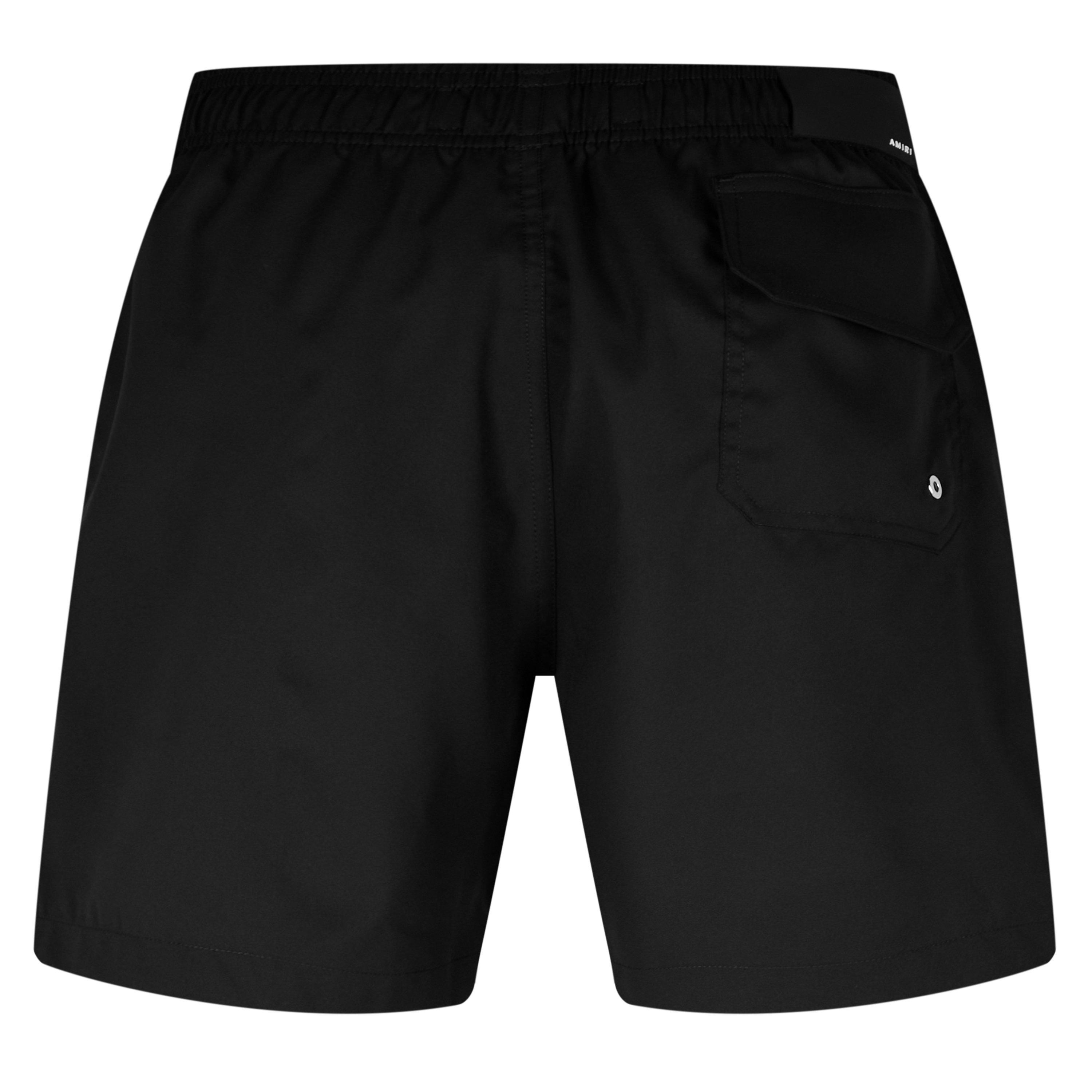 Amiri | Mid-Length Swim Trunks With Branded Plate | Swim