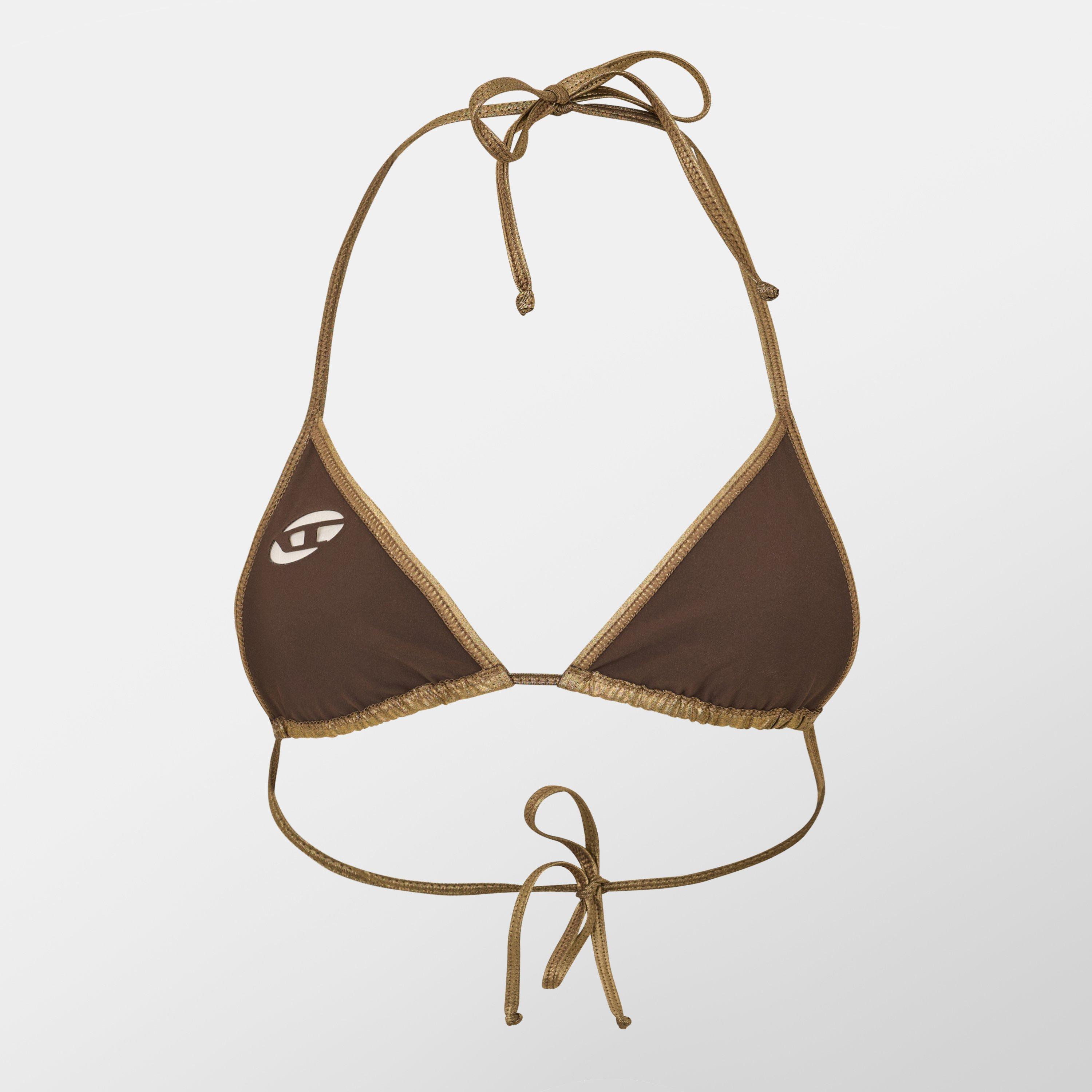 Gold - Diesel - Women's Logo Triangle Bikini - 2