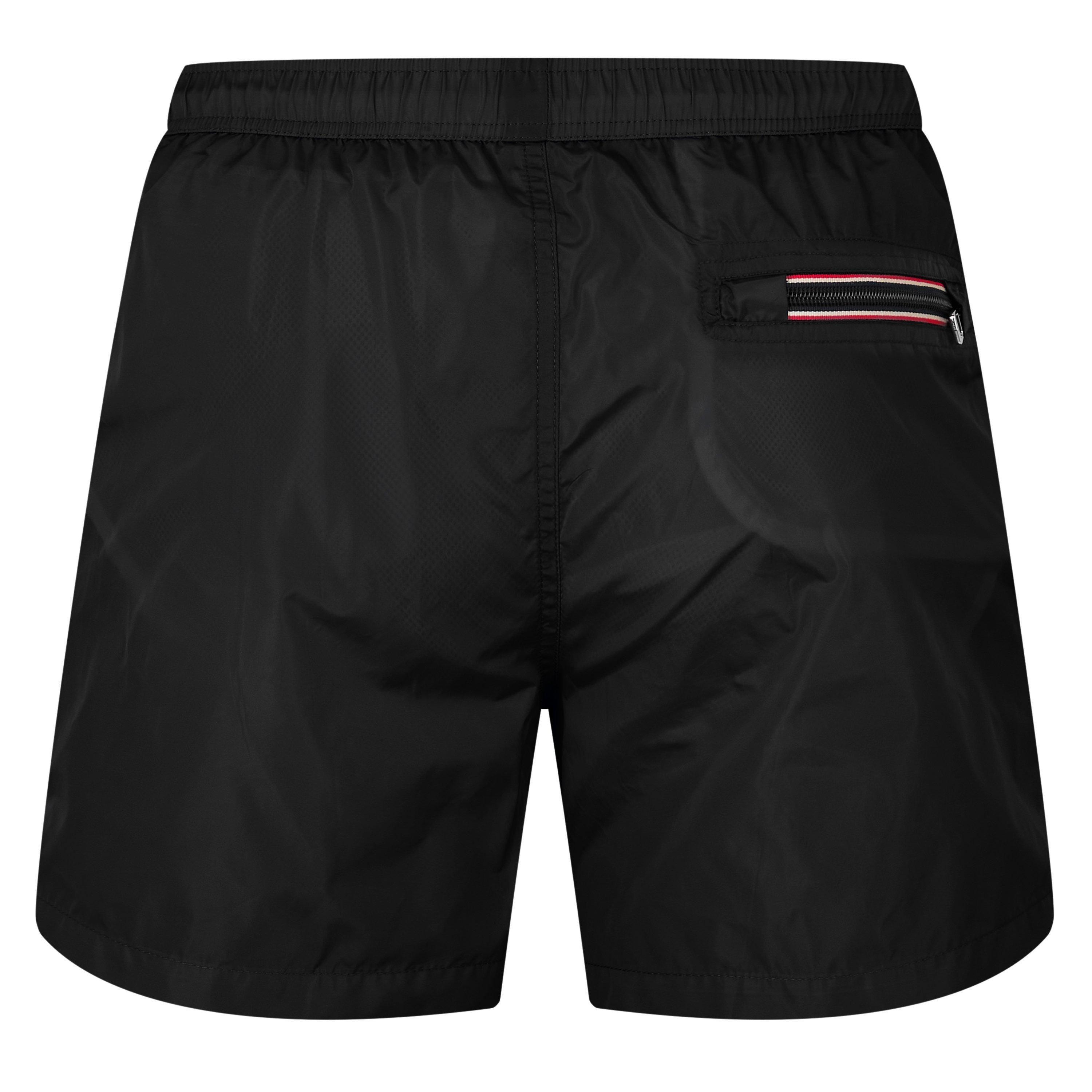 Black 999 - Moncler - Men's Logo Swim Shorts - 6