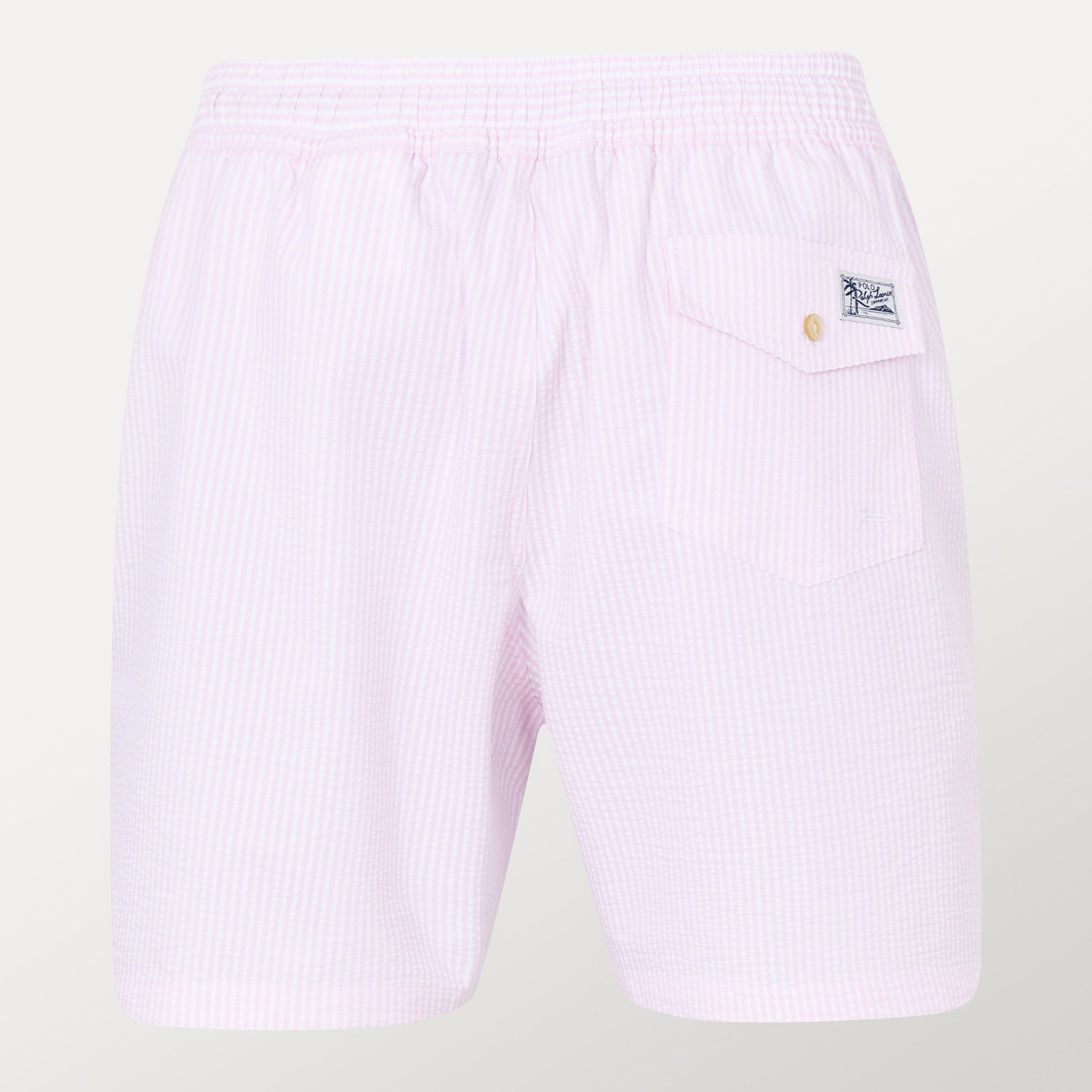Carmel Pink - Polo Ralph Lauren - Men's Seersucker Swim Shorts - 2