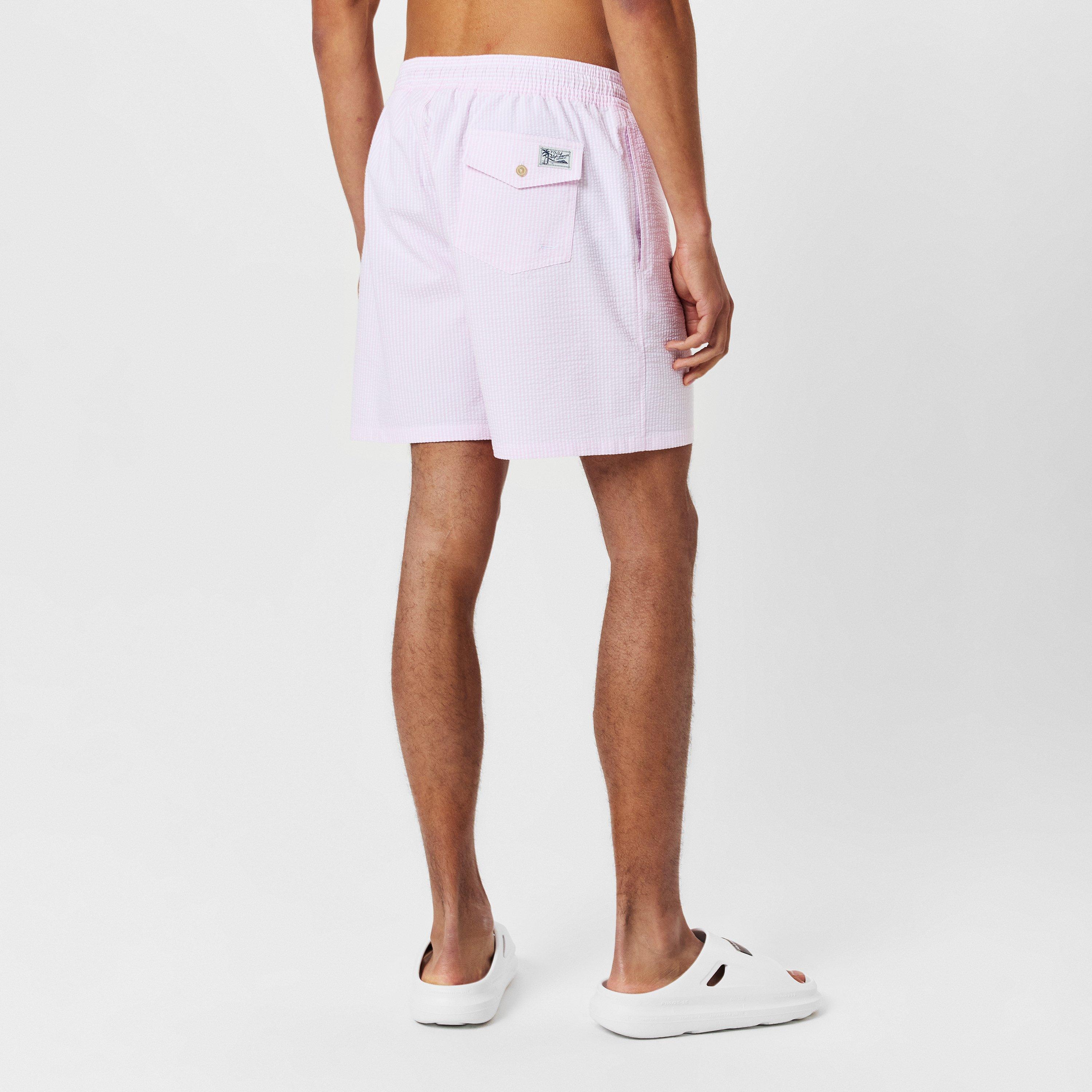 Carmel Pink - Polo Ralph Lauren - Men's Seersucker Swim Shorts - 4