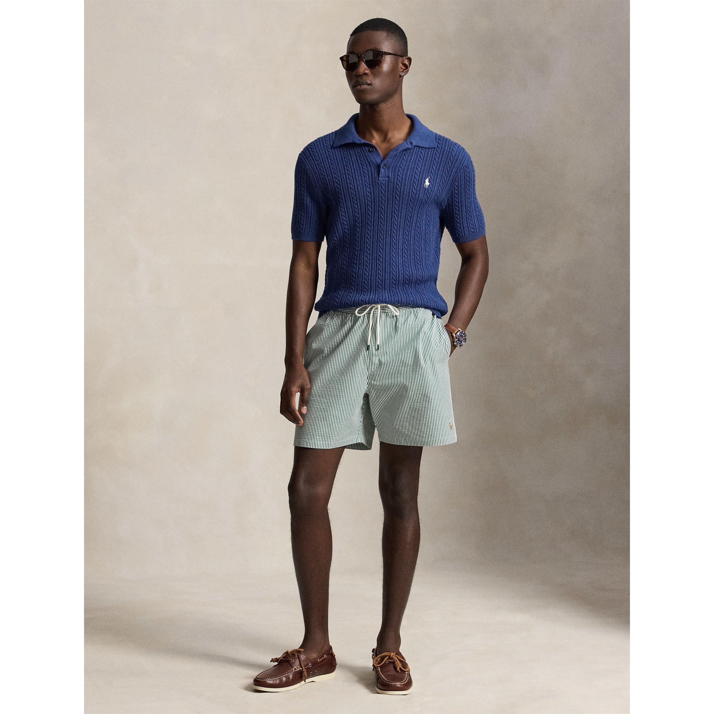 New Forest Strp - Polo Ralph Lauren - Mens Seersucker Traveller Swim Shorts - 5