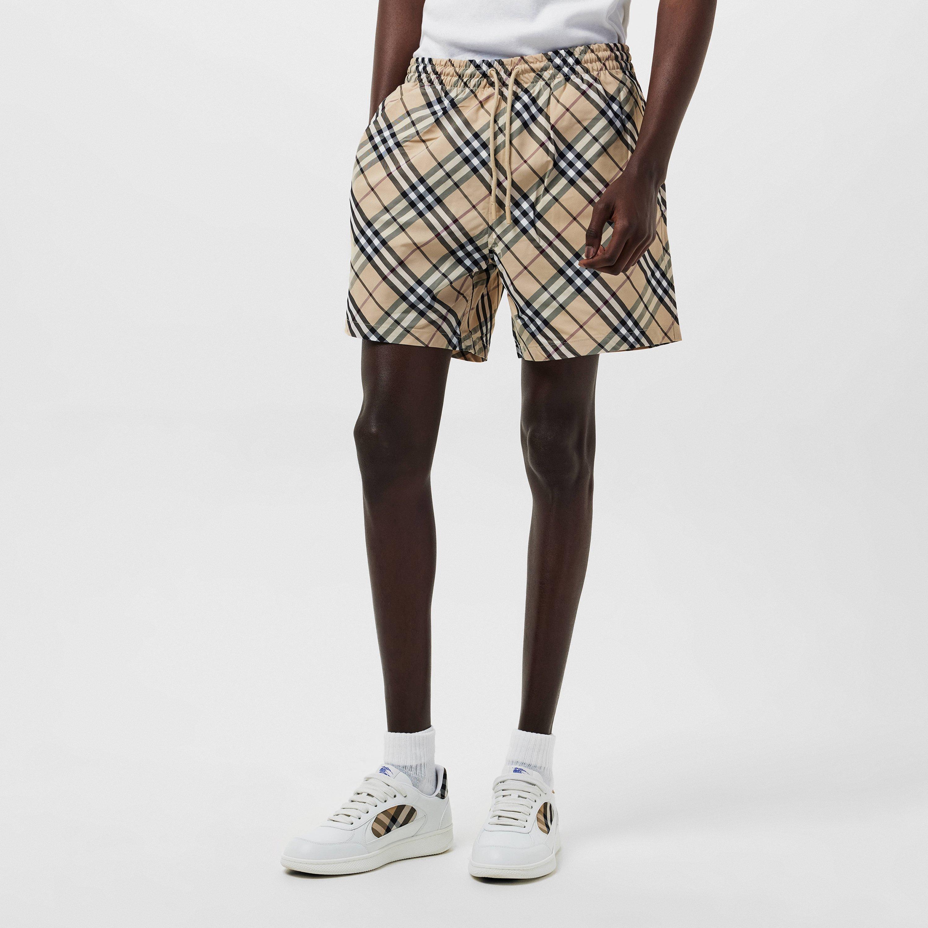 Alabaster - Burberry - Check Swim Shorts - 3