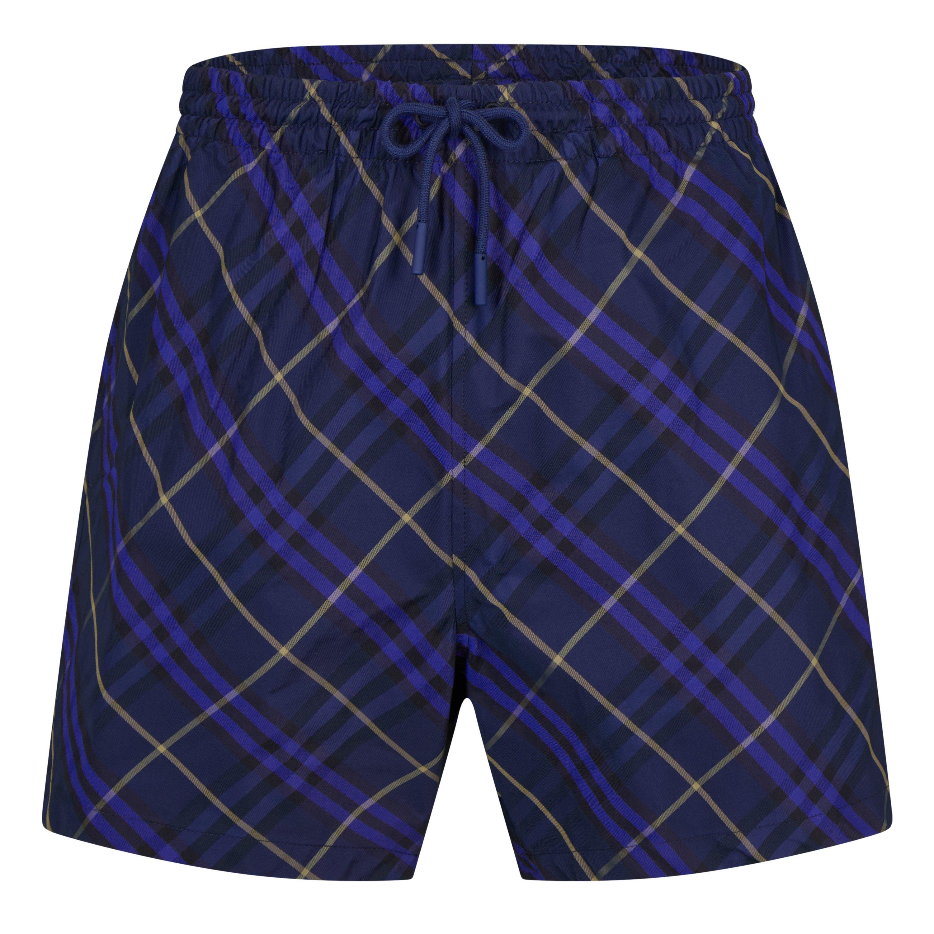 Midnight - Burberry - Check Swim Shorts - 1