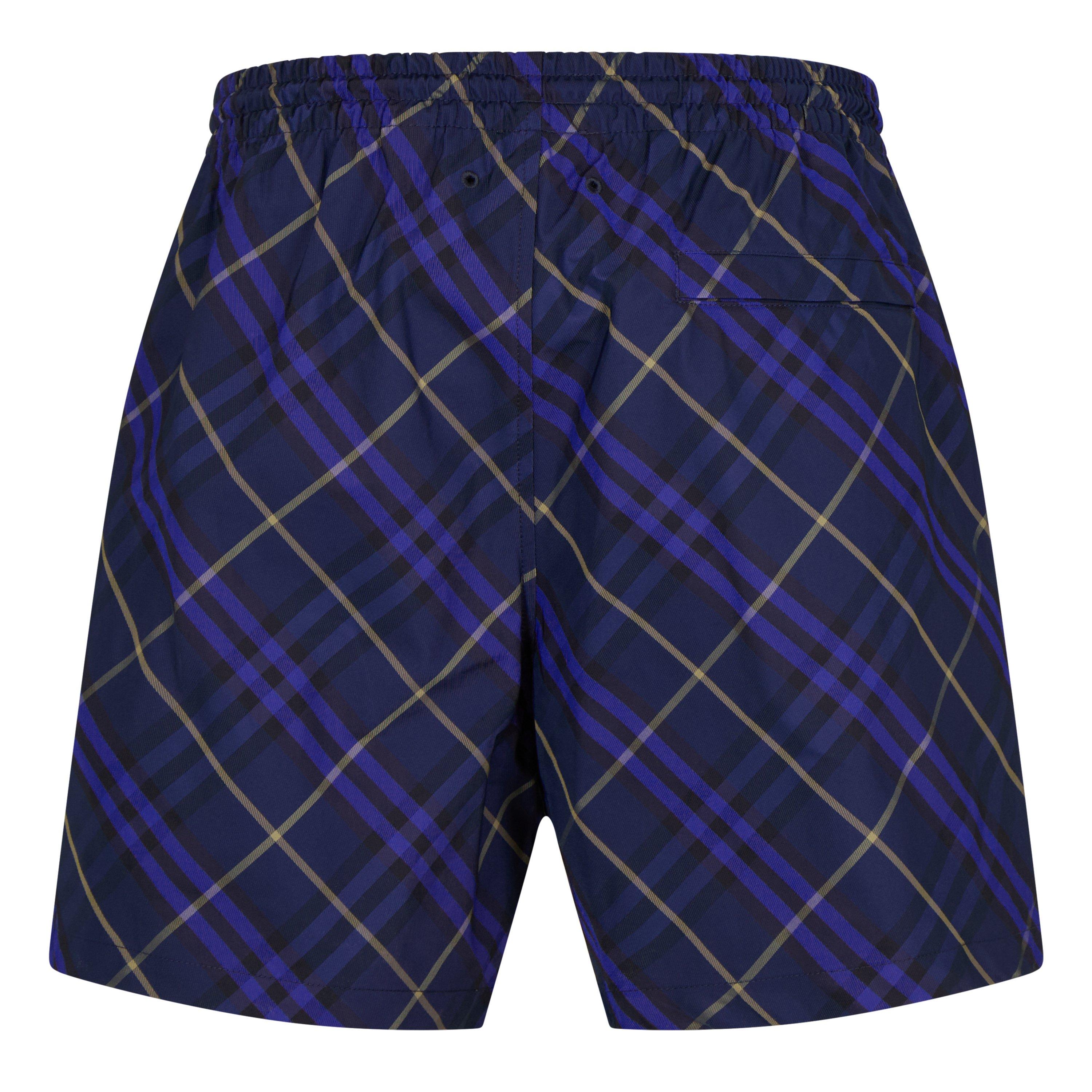 Midnight - Burberry - Check Swim Shorts - 2