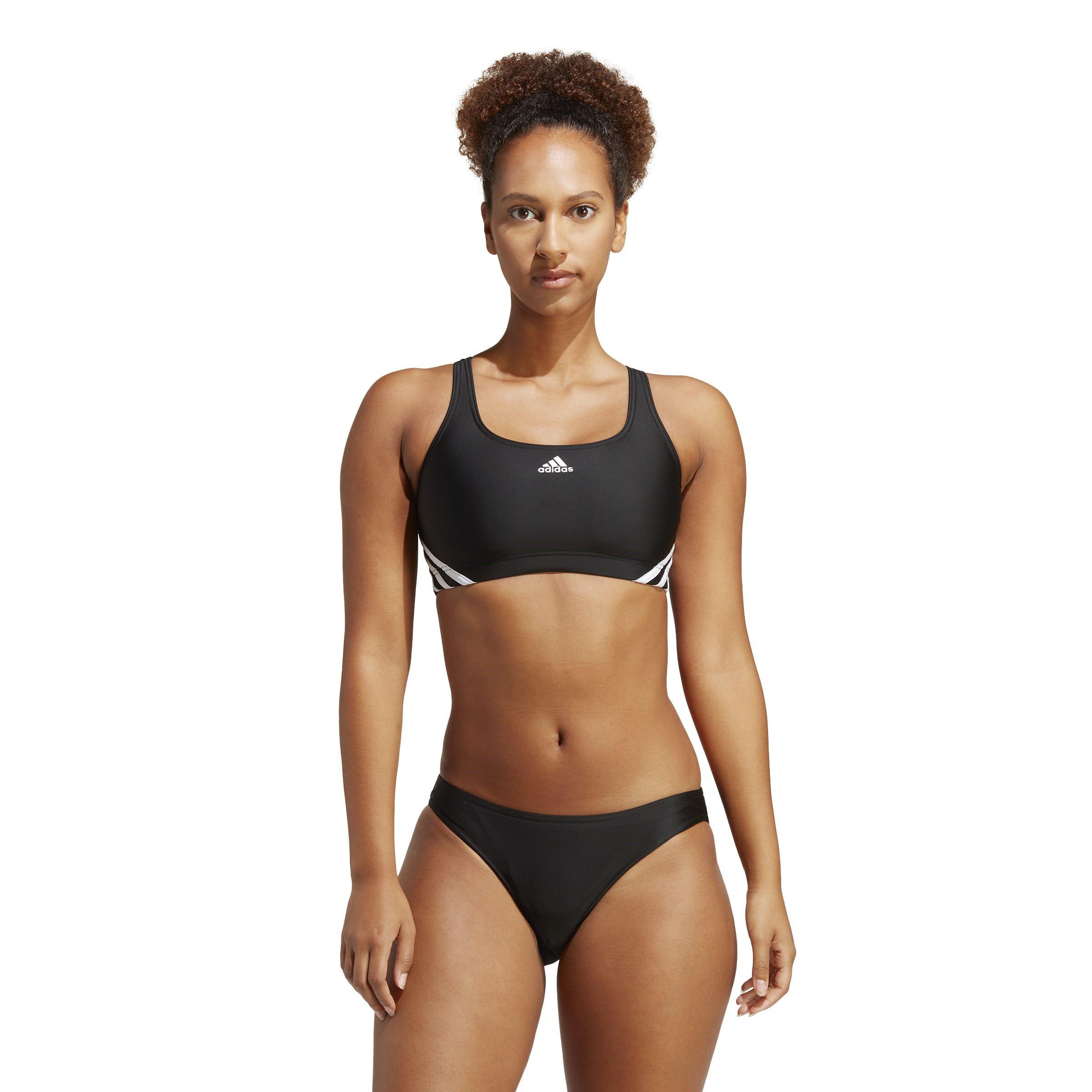 Sort/Hvid - adidas - 3-Stripes Bikini Womens - 2