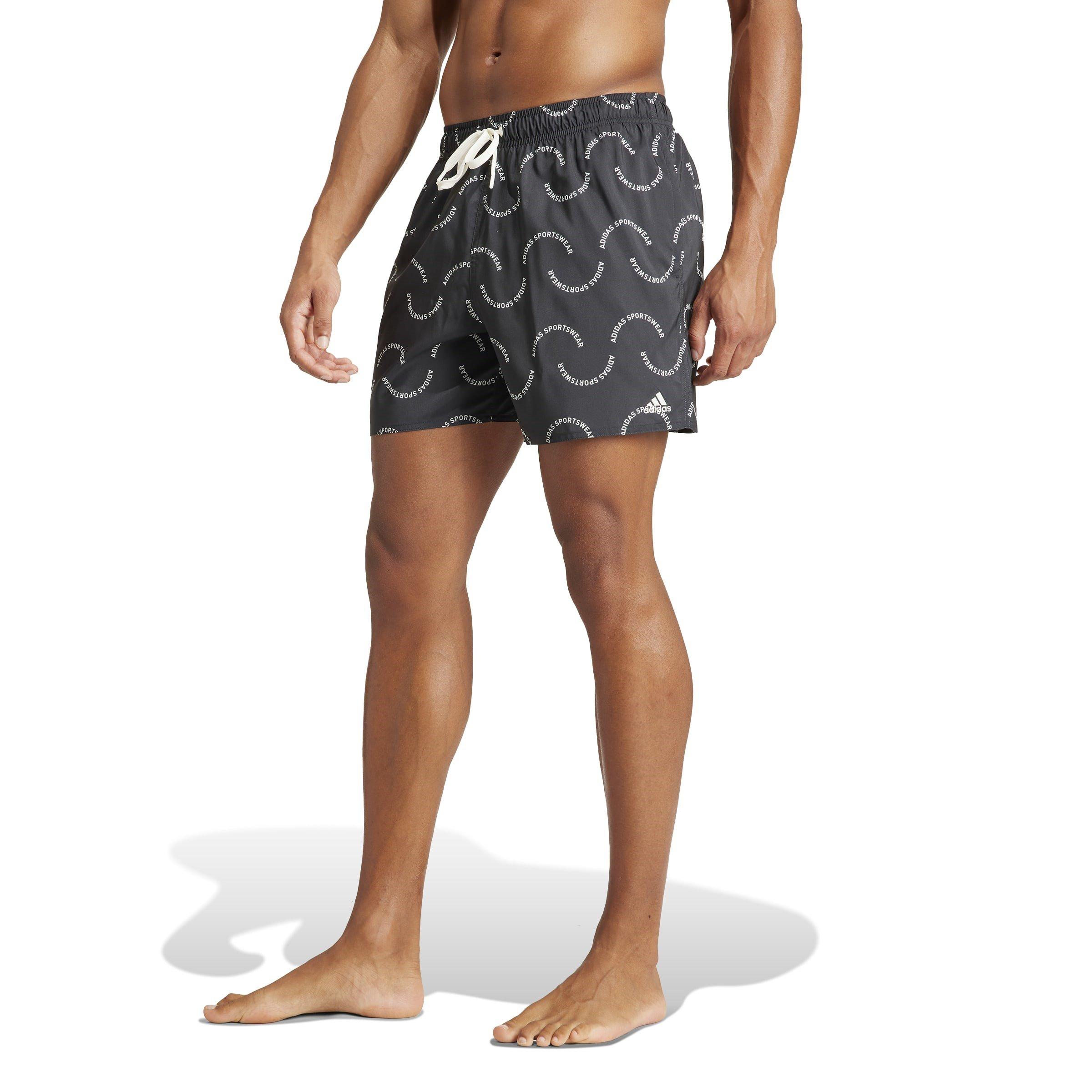 Black/Off White - adidas - Wave Logo CLX Swim Shorts - 2