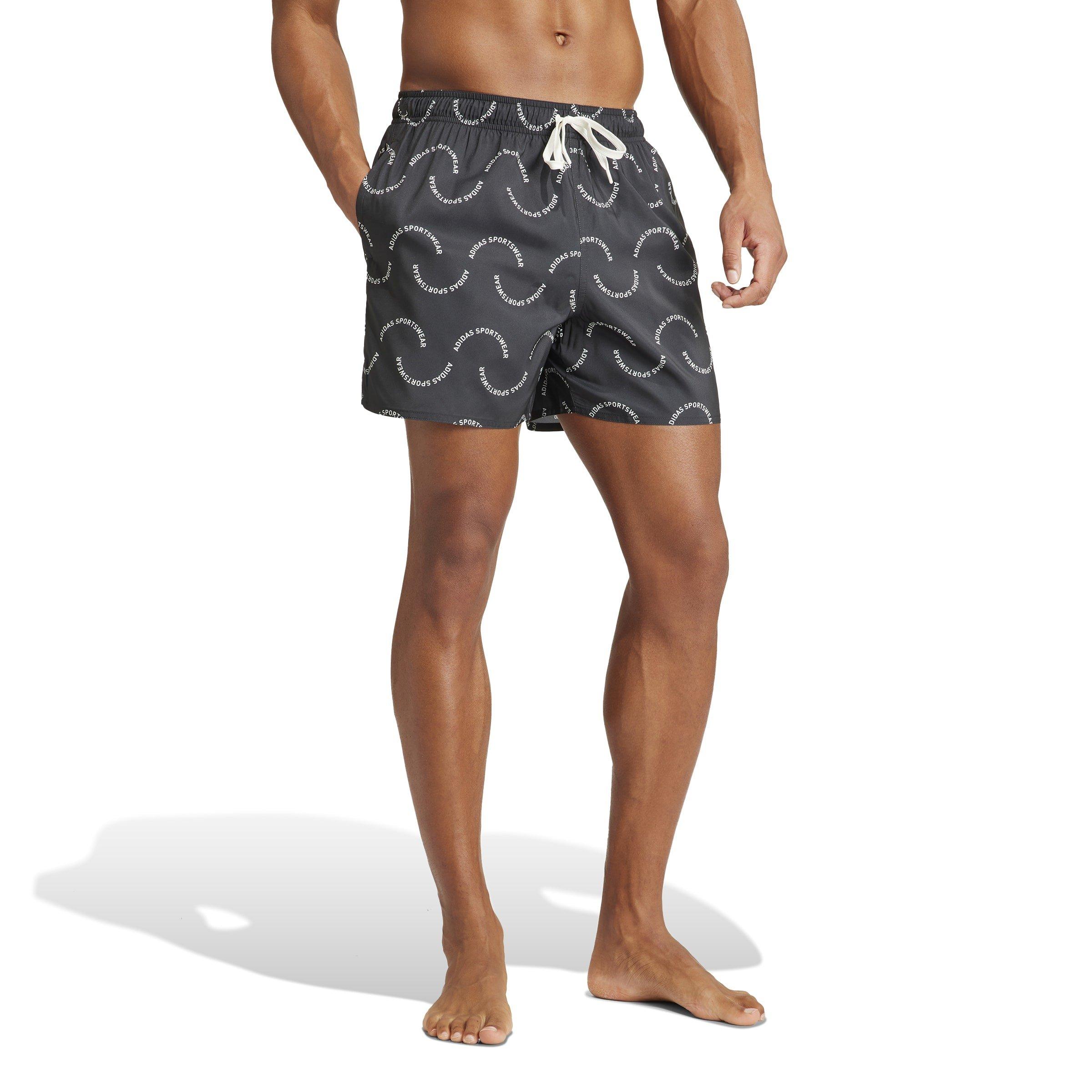 Black/Off White - adidas - Wave Logo CLX Swim Shorts - 3