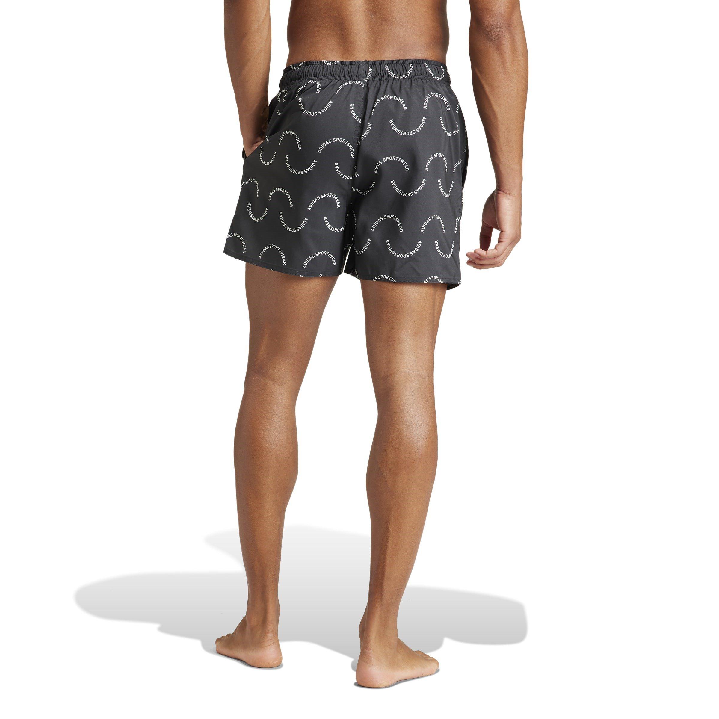 Black/Off White - adidas - Wave Logo CLX Swim Shorts - 4