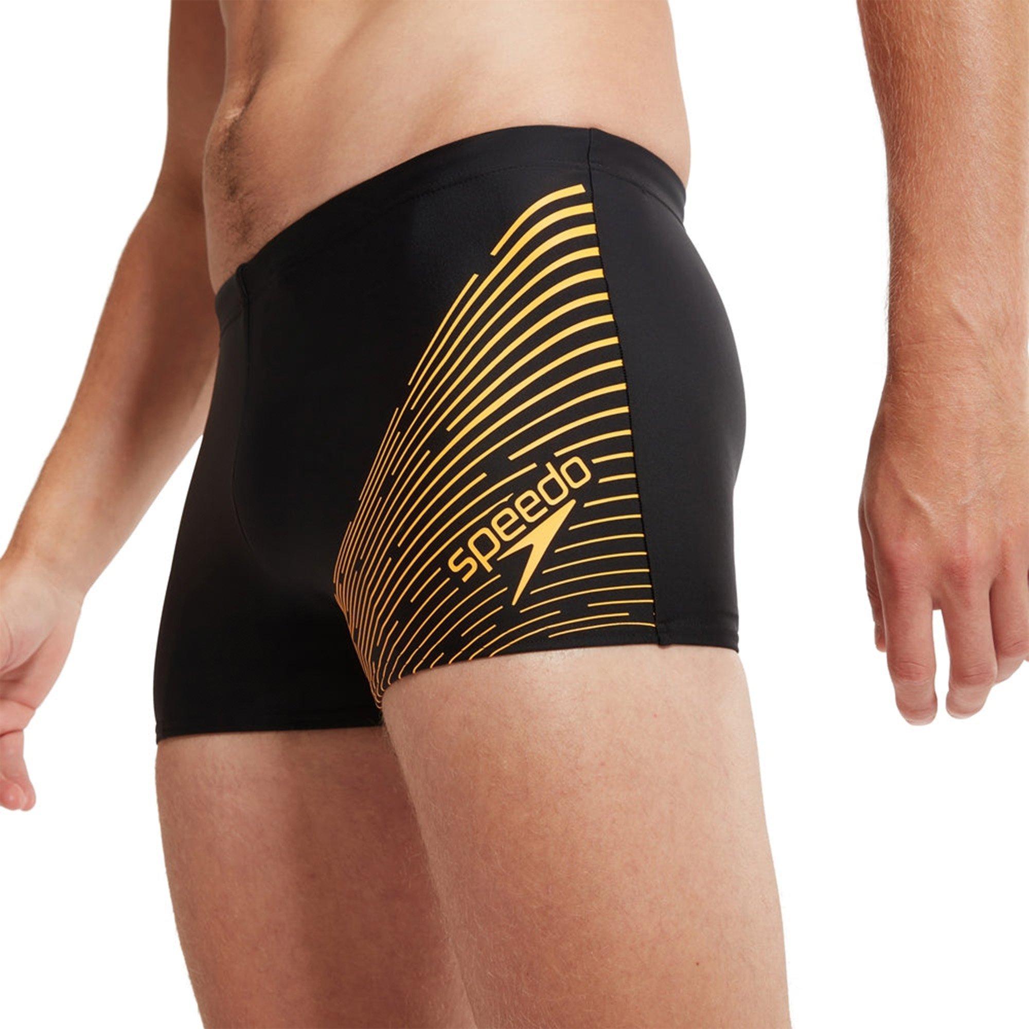 Blk/MandPeel - Speedo - Medley Logo Aquashort - 6