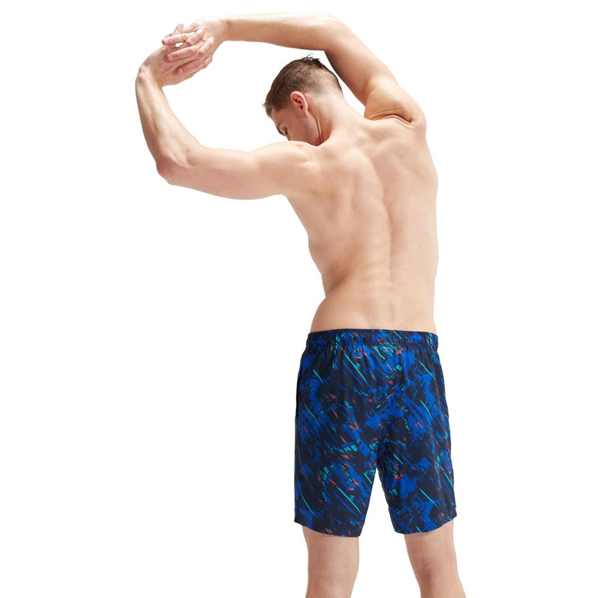 Tr Navy/Hyp Blu - Speedo - 18in Graphic Watershorts Mens - 4