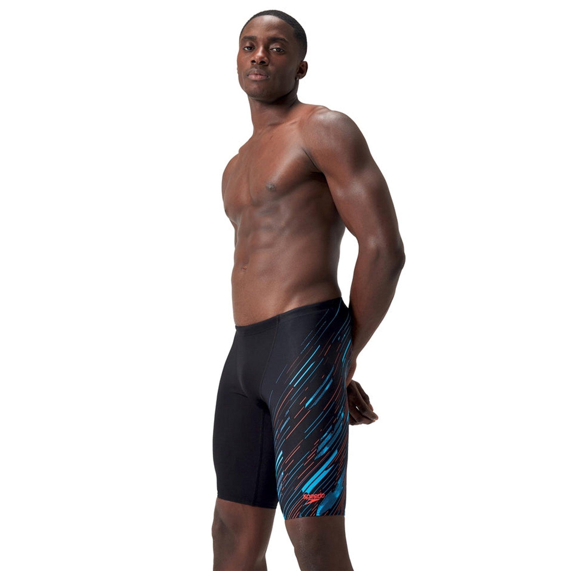 Black/Blue/Red - Speedo - Hyperboom V-Cut Jammer - 2