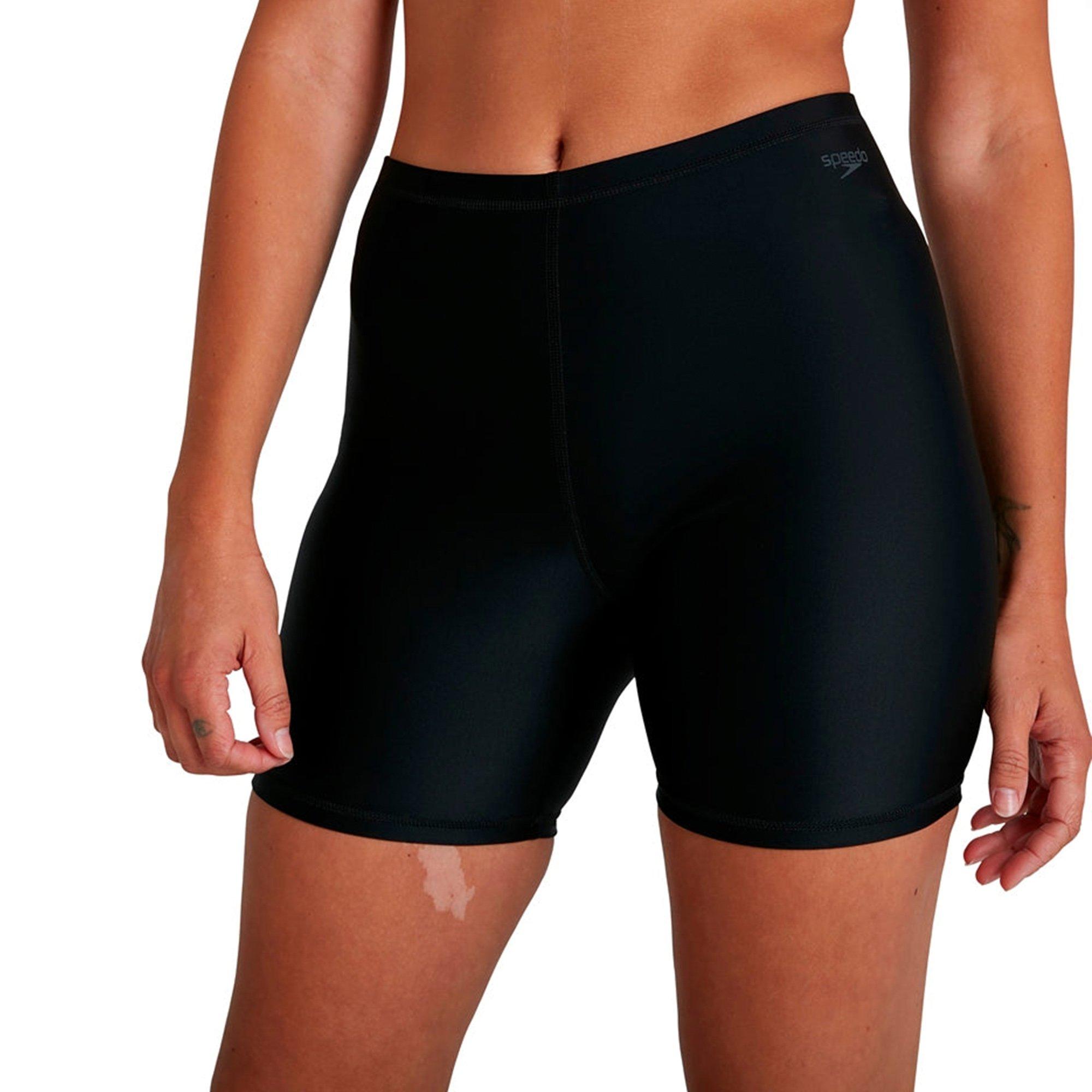 Black/Ox Grey - Speedo - Womens Swim Shorts - 2