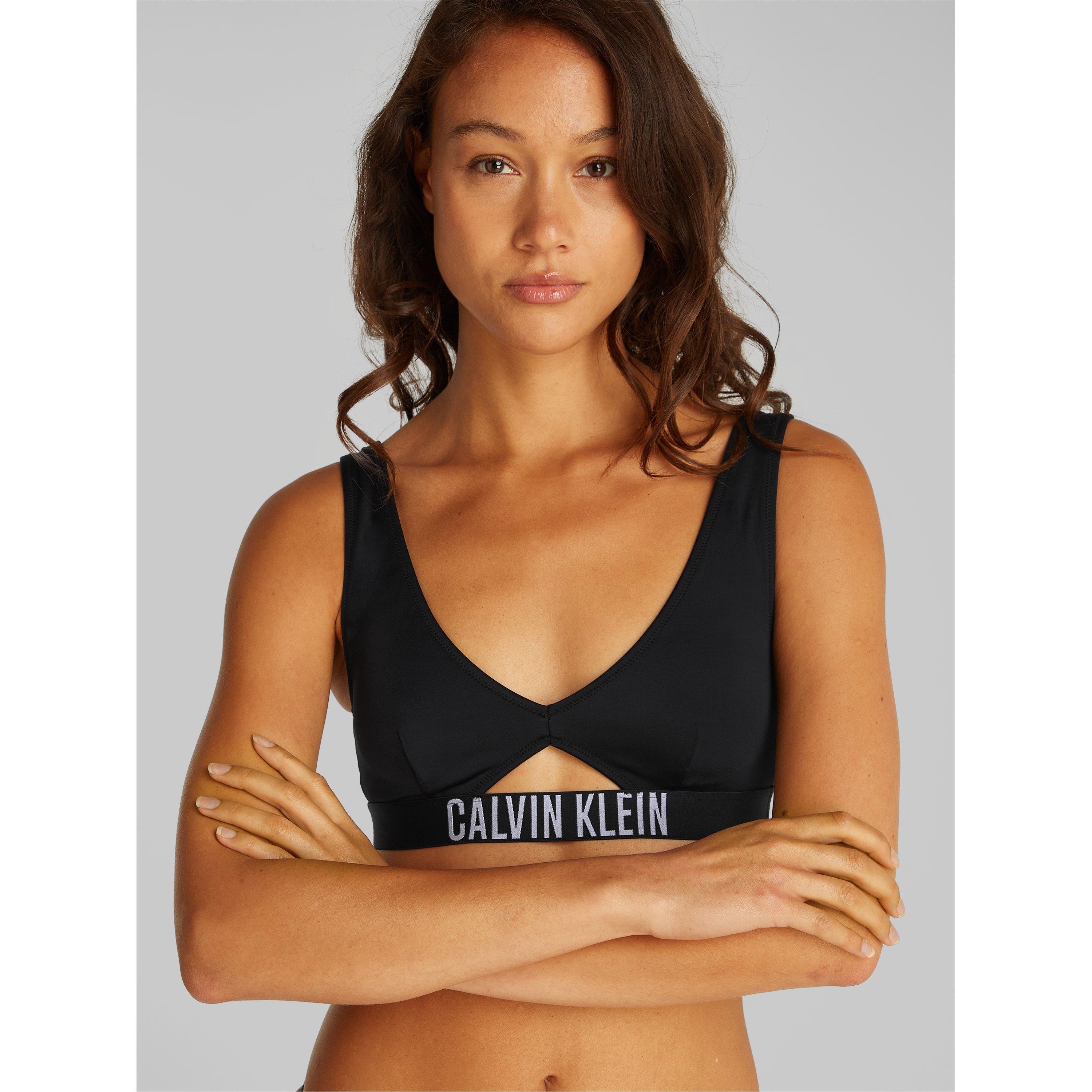 Black - Calvin Klein - BRALETTE SWIM TOP WITH REMOVABLE PADS - 1