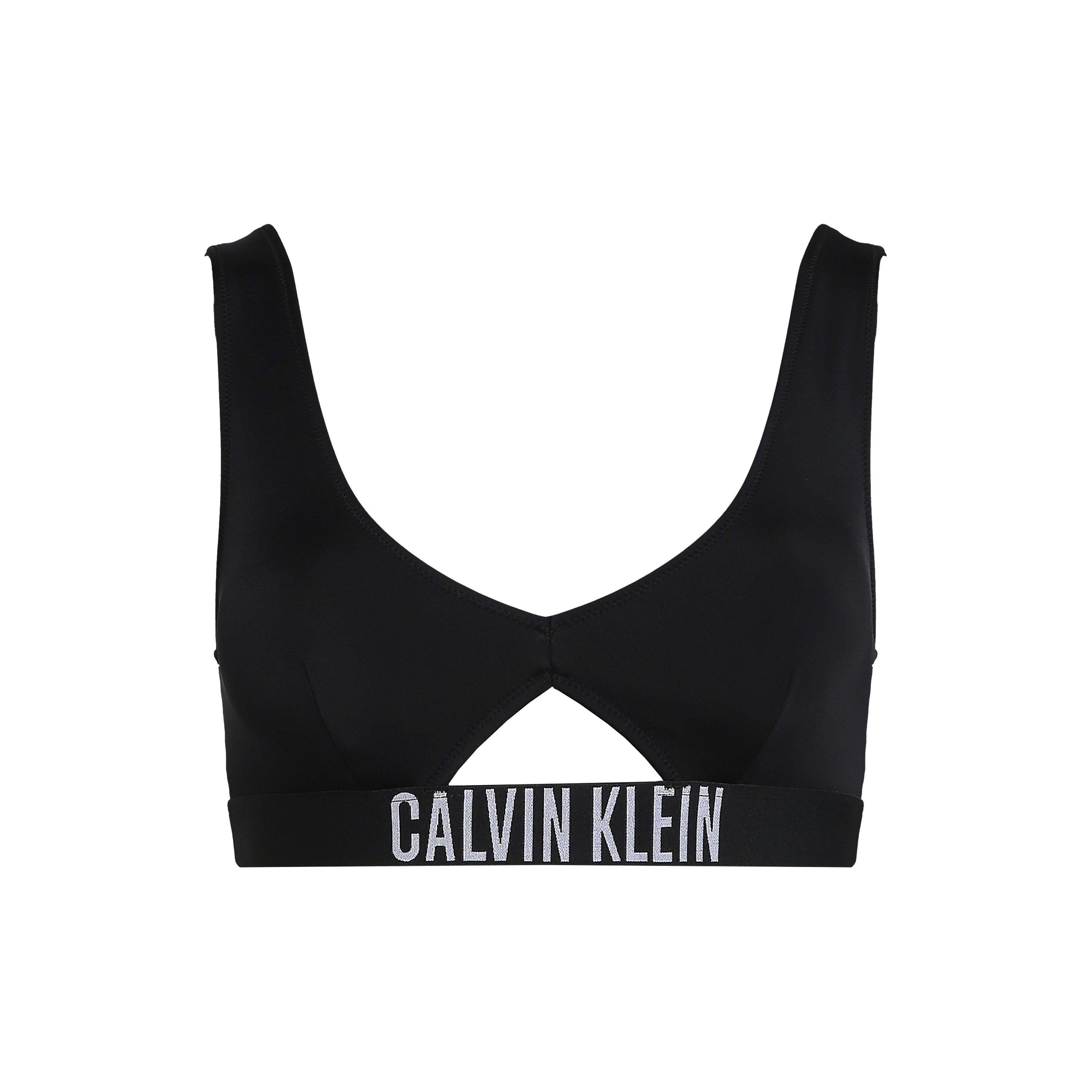 Negro - Calvin Klein - BRALETTE SWIM TOP WITH REMOVABLE PADS - 5
