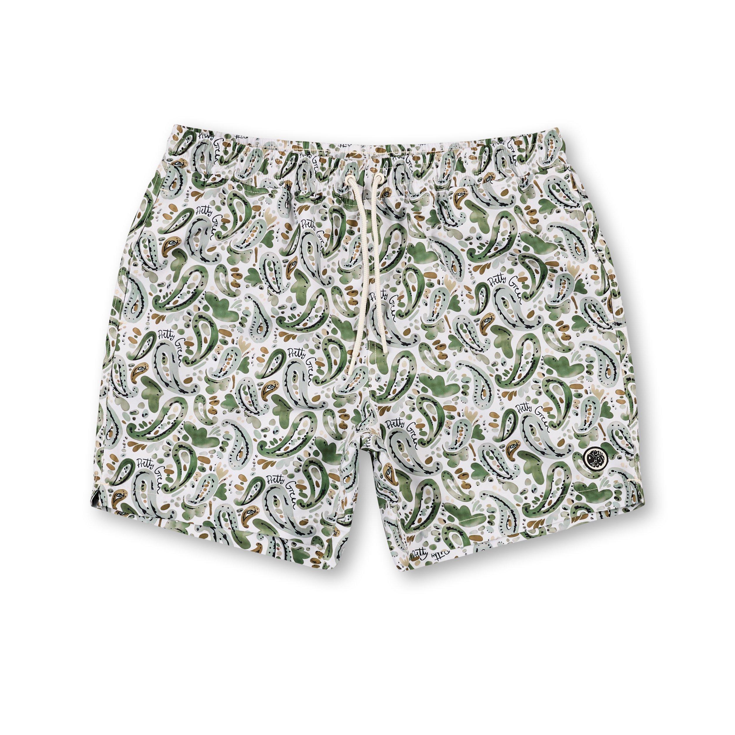 Stone - Pretty Green - Men's Aquarelle Swim Shorts - 2