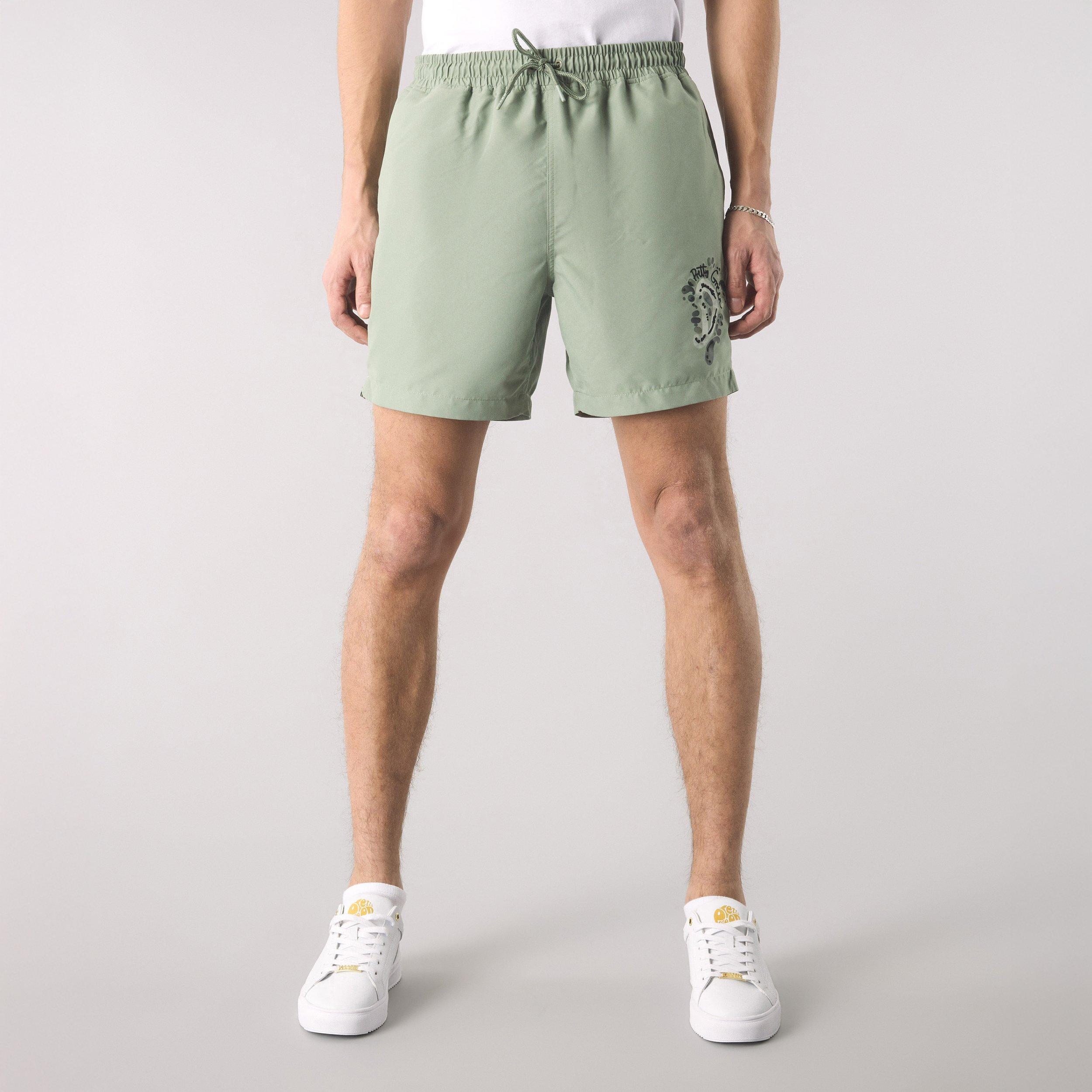 Green - Pretty Green - Men's Aquarelle Swim Shorts - 3