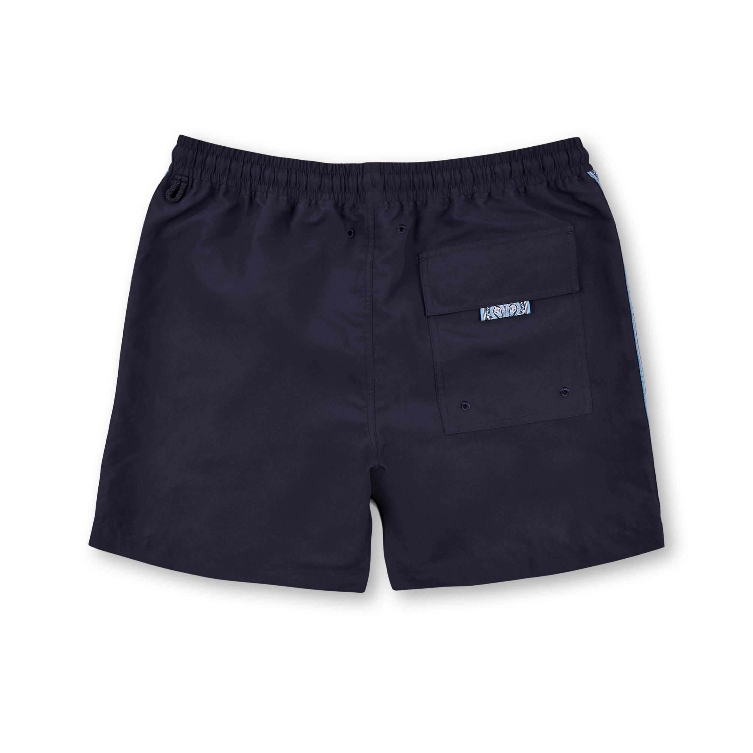 Lyle Q Zip Pulover Sn99 - Pretty Green - Men's Eclipse Paisley Swim Shorts - 2