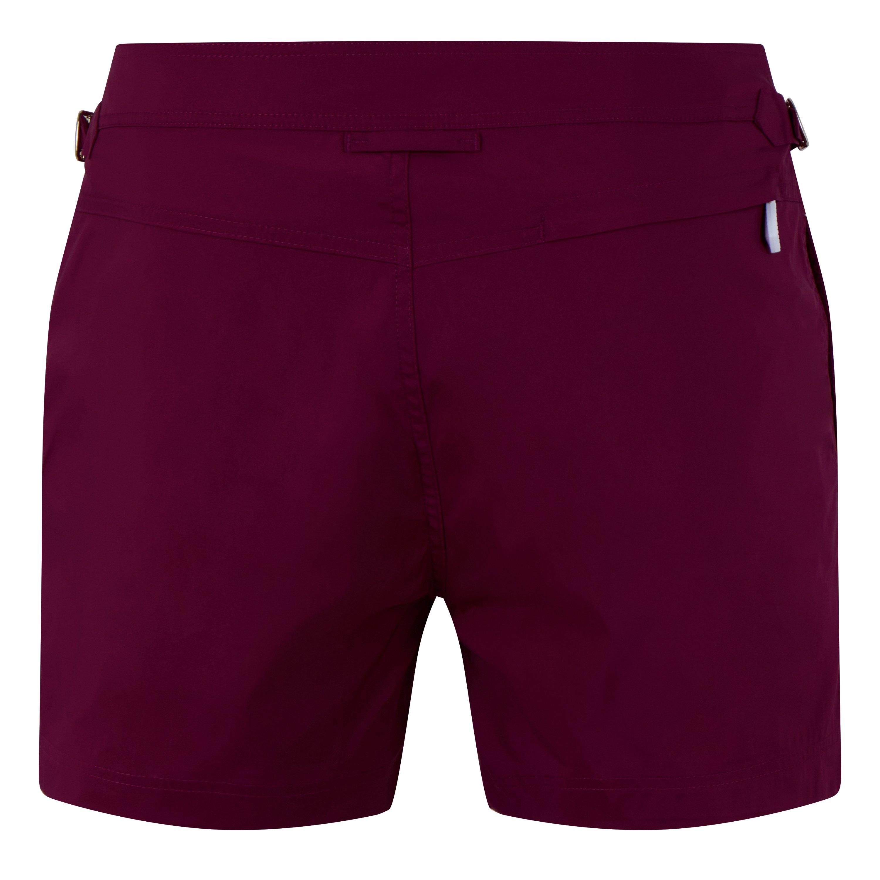 Fuschia - Tom Ford - Men's Poplin Swim Shorts - 2